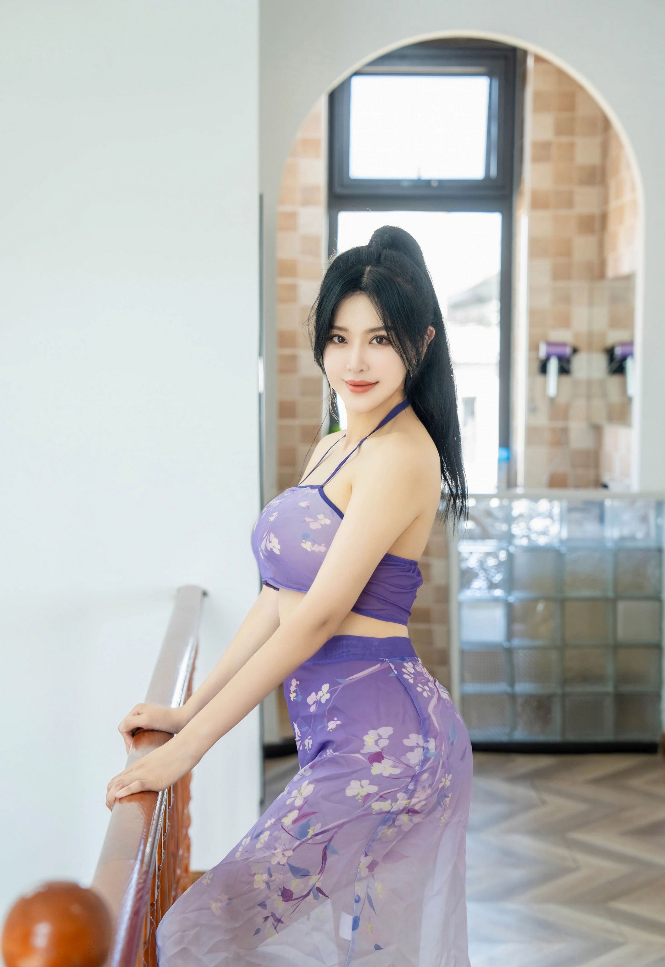 [XINGYAN星颜社] 2025.12.24 VOL.450 刘钰儿 紫色轻透服饰 性感写真 [60+1P]