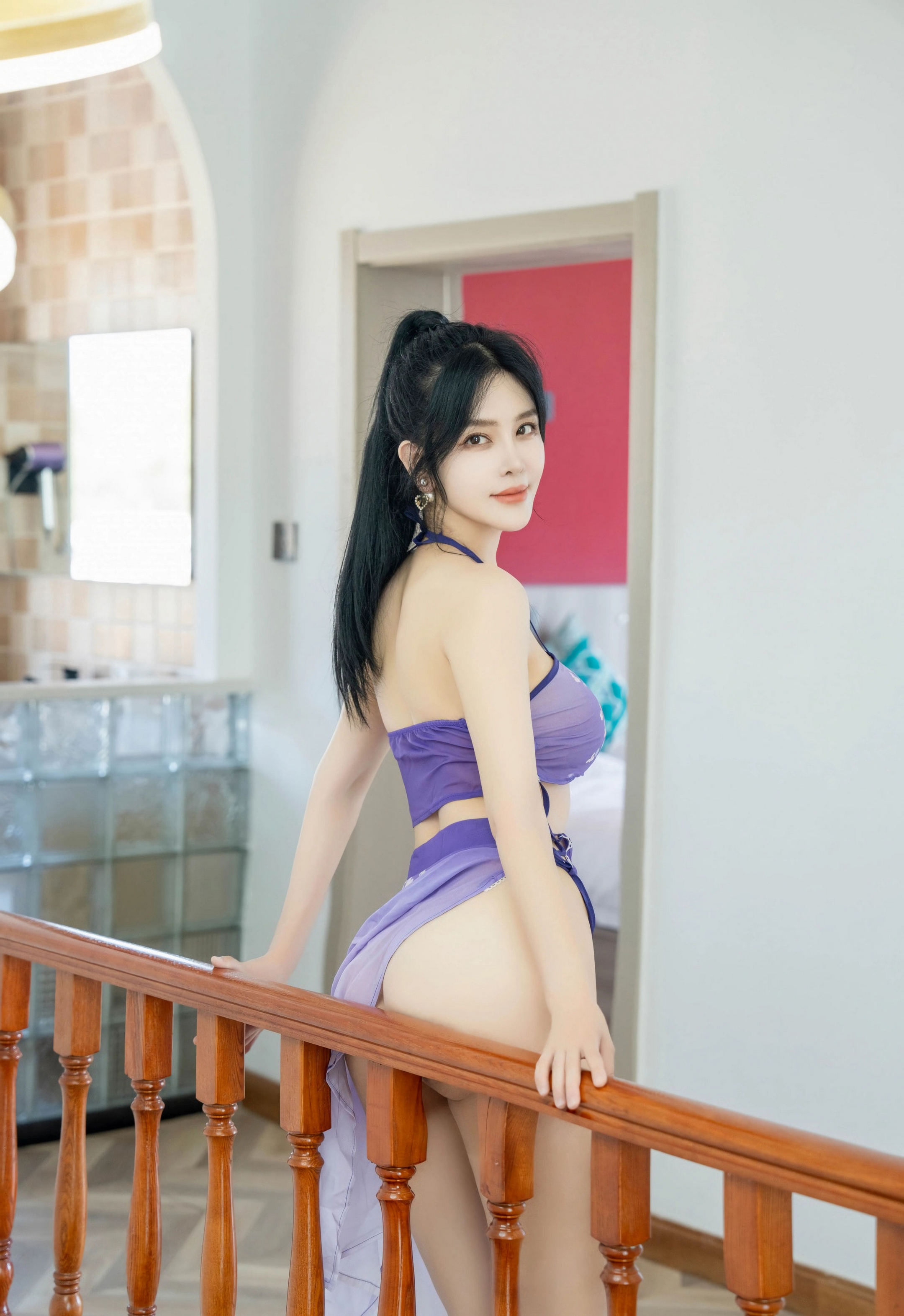 [XINGYAN星颜社] 2025.12.24 VOL.450 刘钰儿 紫色轻透服饰 性感写真 [60+1P]