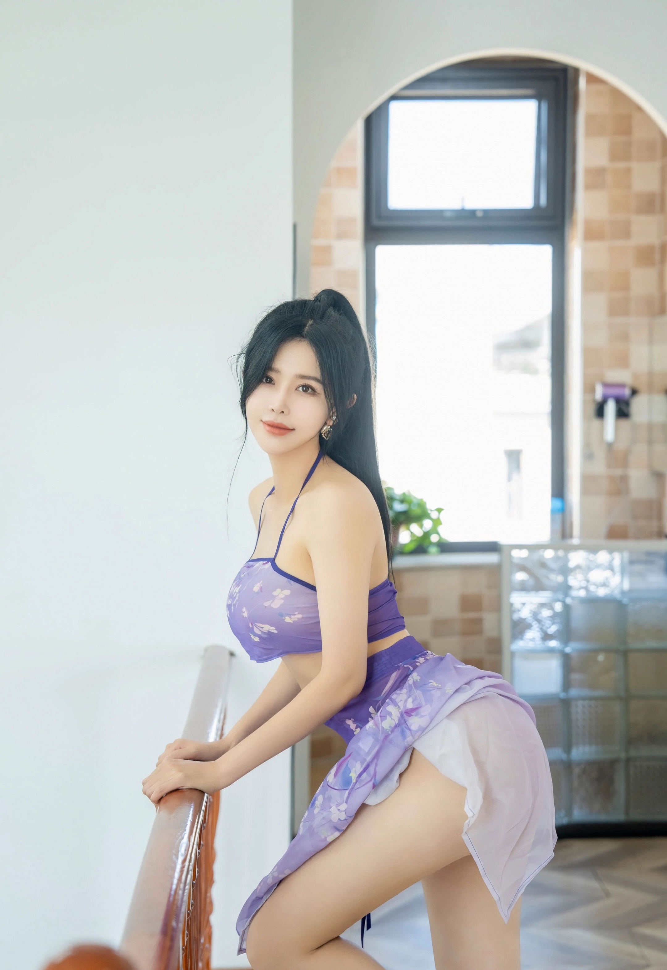 [XINGYAN星颜社] 2025.12.24 VOL.450 刘钰儿 紫色轻透服饰 性感写真 [60+1P]