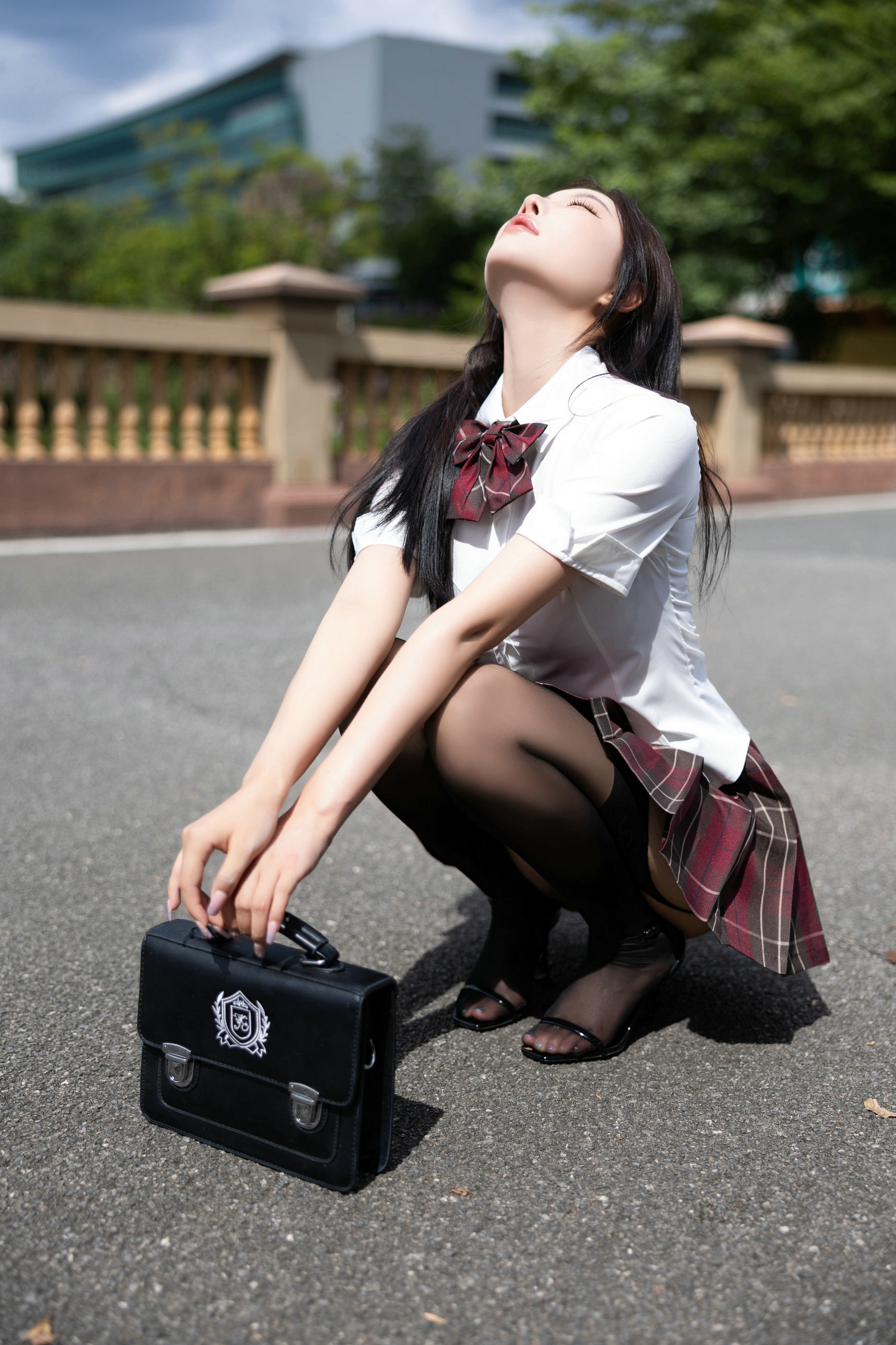 [秀人内购] 杨晨晨 诱人私拍福利 性感JK制服