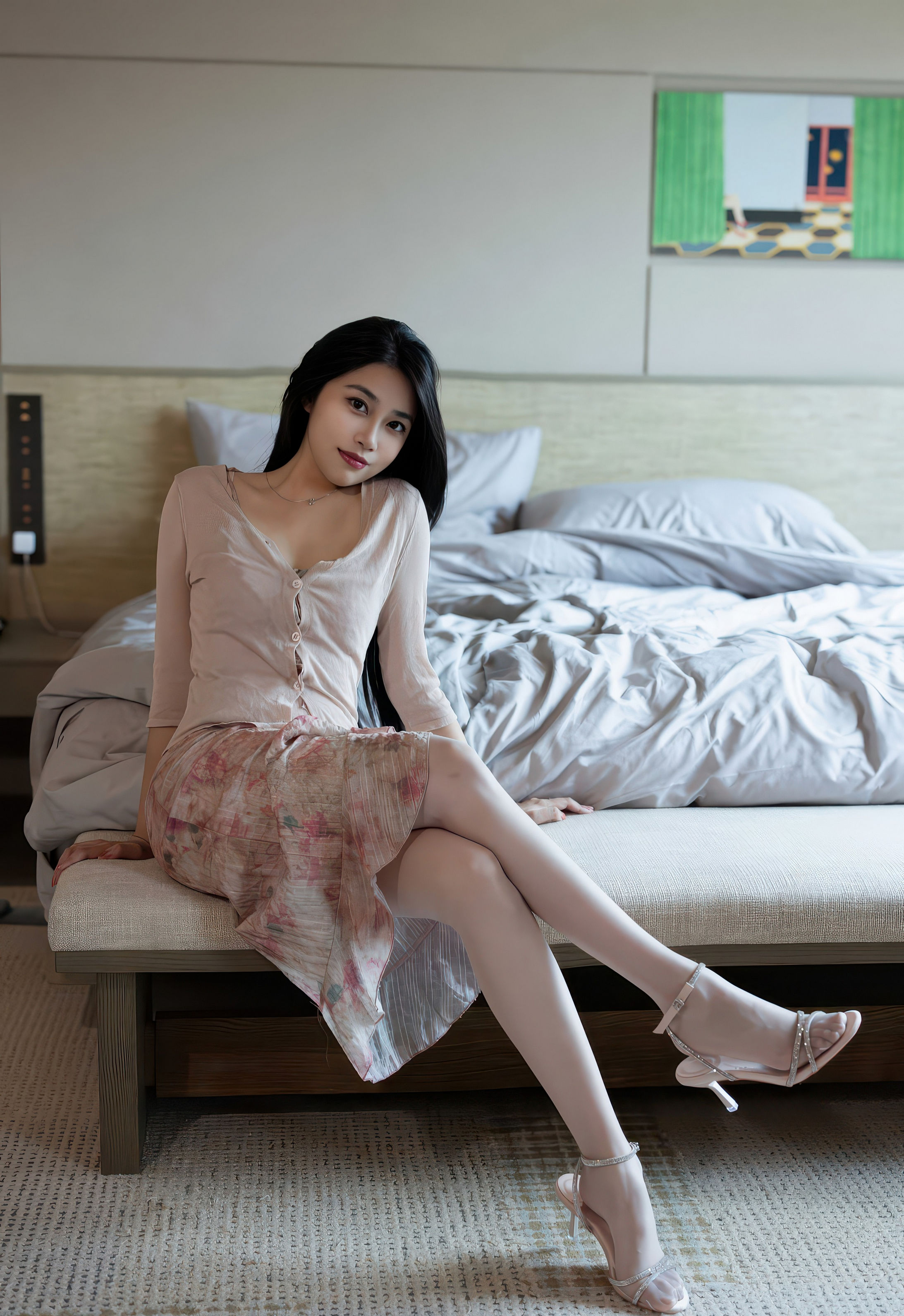 [IMISS爱蜜社] 2026.01.04 VOL.804 许诺Sabrina 诱人白色丝袜 性感写真 [55+1P]