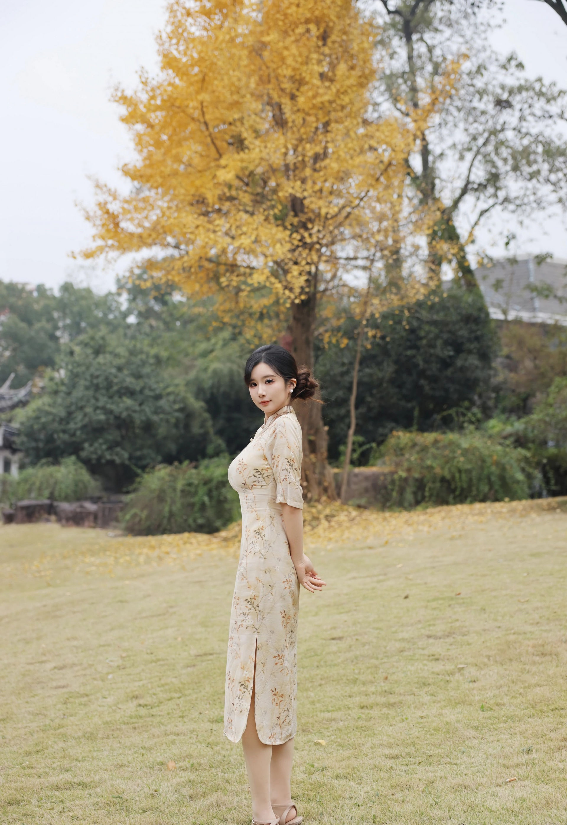 [XiuRen秀人网] 2026.01.09 No.11214 小肉肉咪 浅黄色旗袍 魅惑肉丝 性感写真 [75+1P]