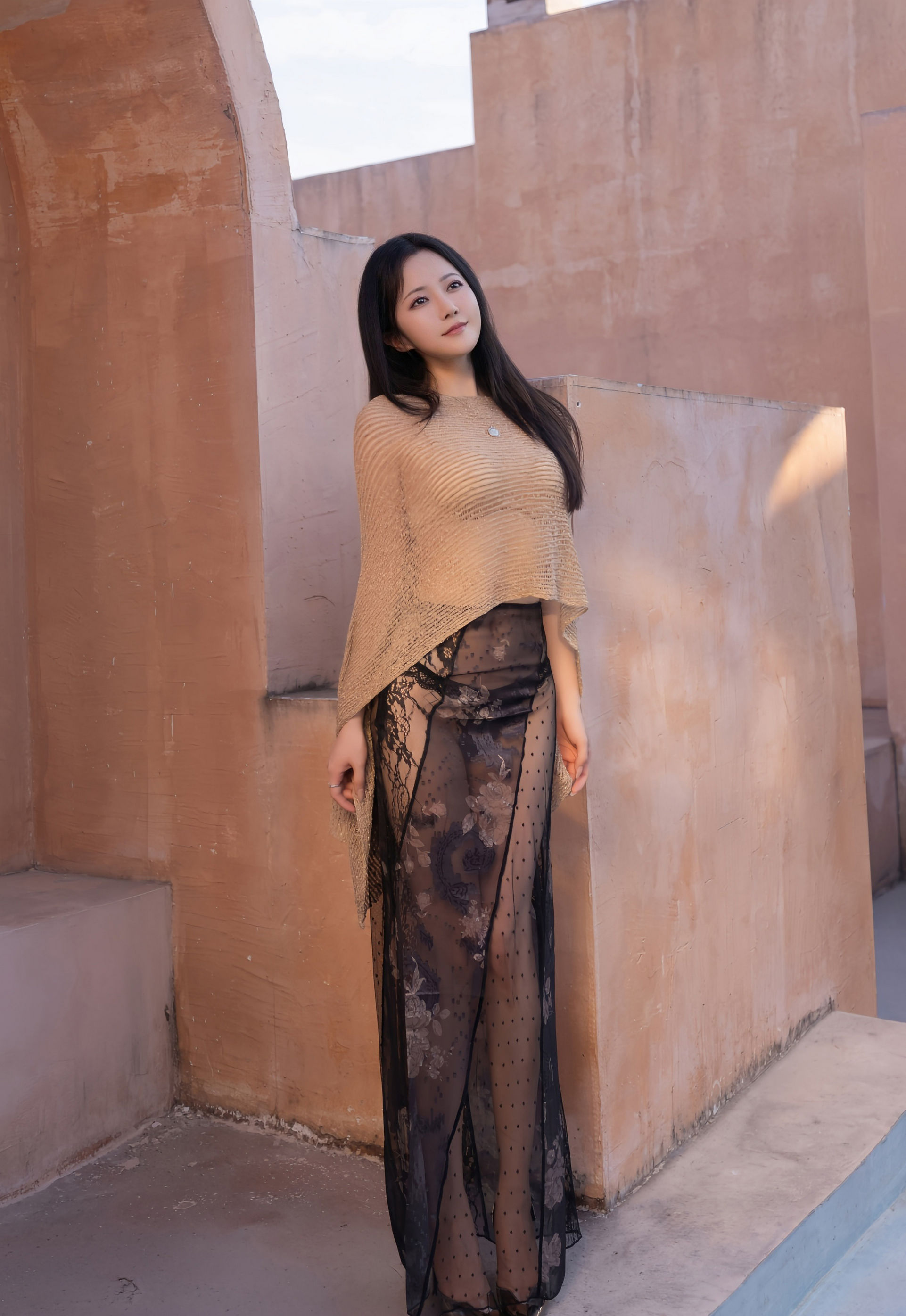 [XiuRen秀人网] 2026.01.09 No.11217 鱼子酱Fish 黑色蕾丝裙 性感黑色情趣内衣 珠海旅拍写真 [81+1P]