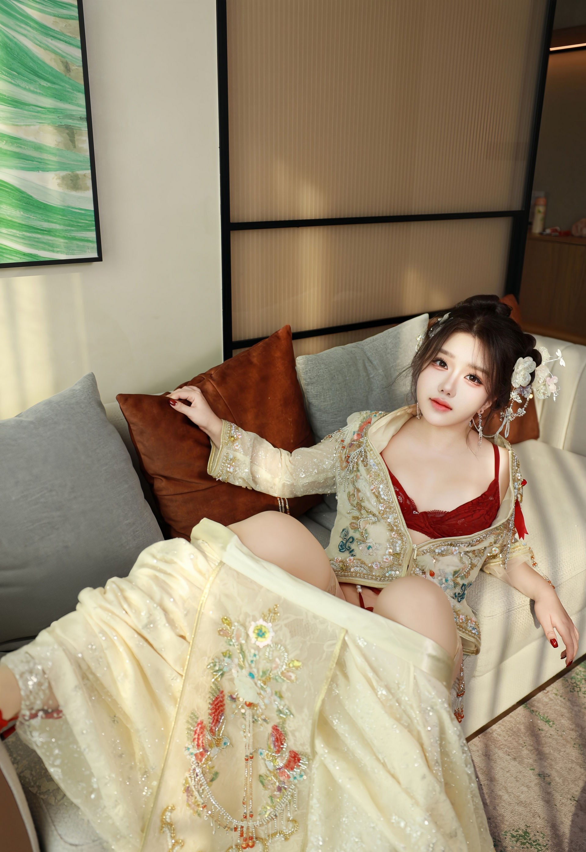 [XiuRen秀人网] 2026.01.12 No.11220 小薯条nienie 性感秀禾 肉色丝袜 大连旅拍写真 [56+1P]