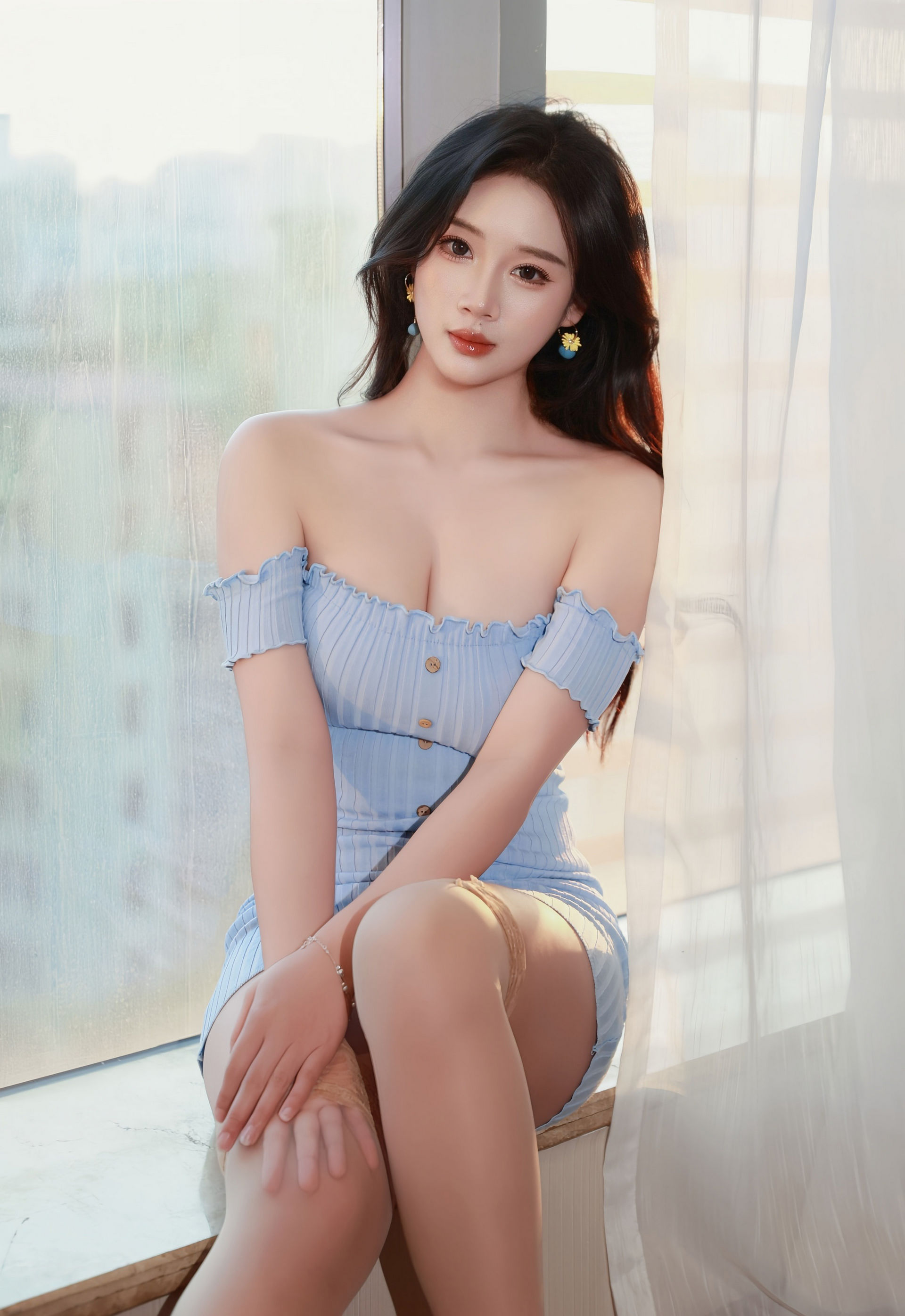 [XiuRen秀人网] 2026.01.16 No.11238 南乔 蓝色连衣短裙 诱人肉色丝袜 性感写真 [78+1P]