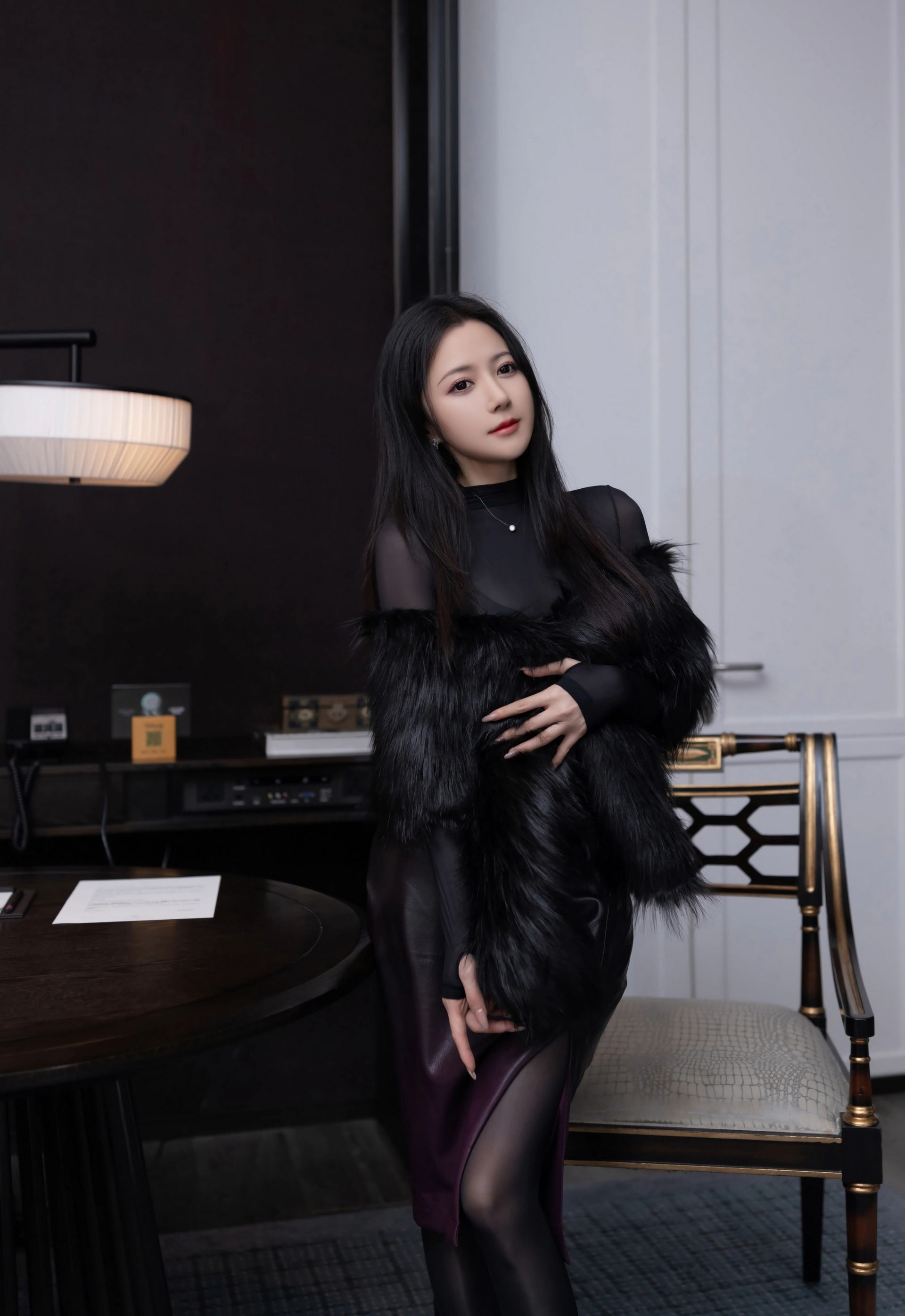 [XiuRen秀人网] 2026.01.16 No.11245 鱼子酱Fish 黑色内衣 黑色连体丝袜 性感写真 [79+1P]