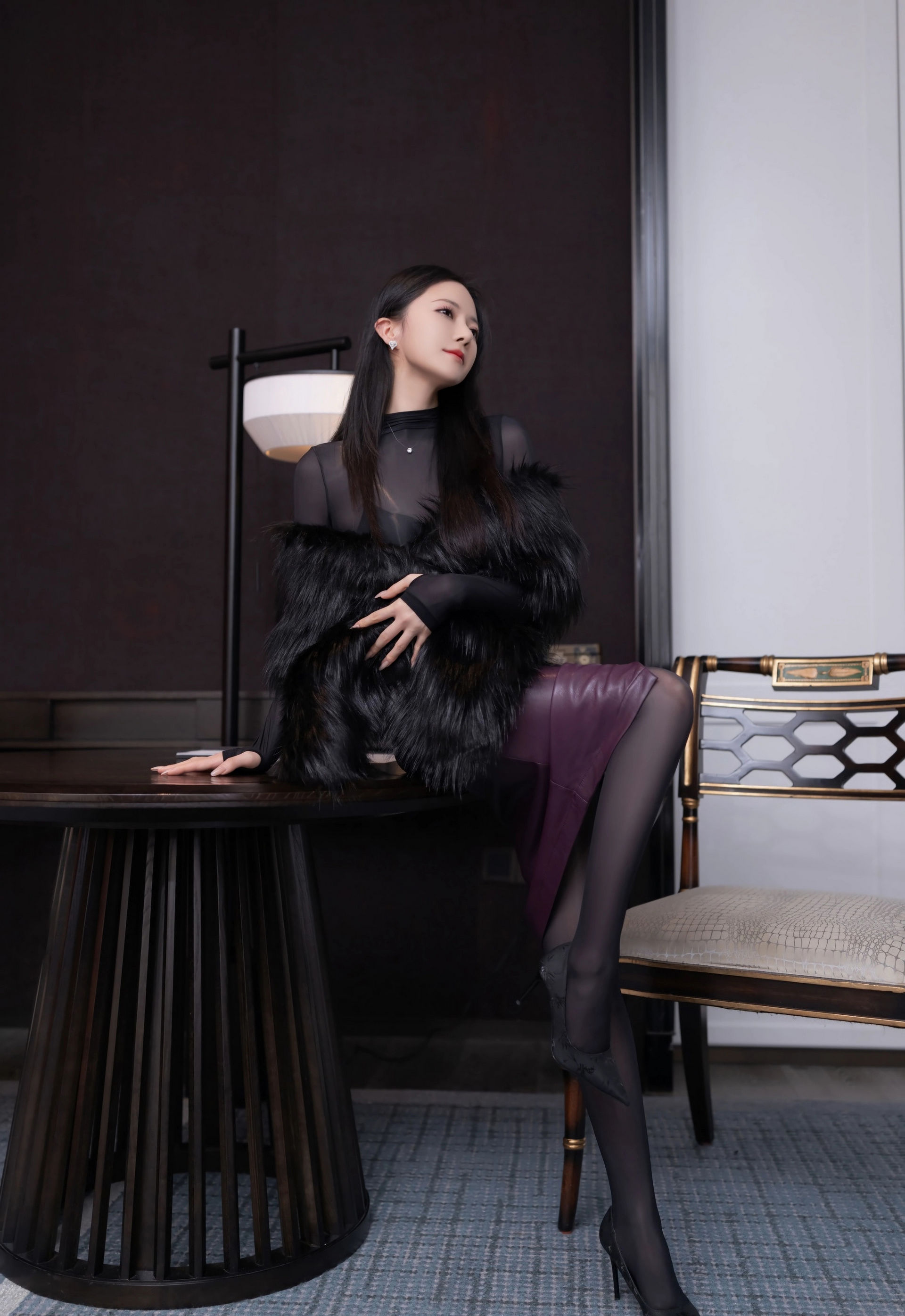 [XiuRen秀人网] 2026.01.16 No.11245 鱼子酱Fish 黑色内衣 黑色连体丝袜 性感写真 [79+1P]