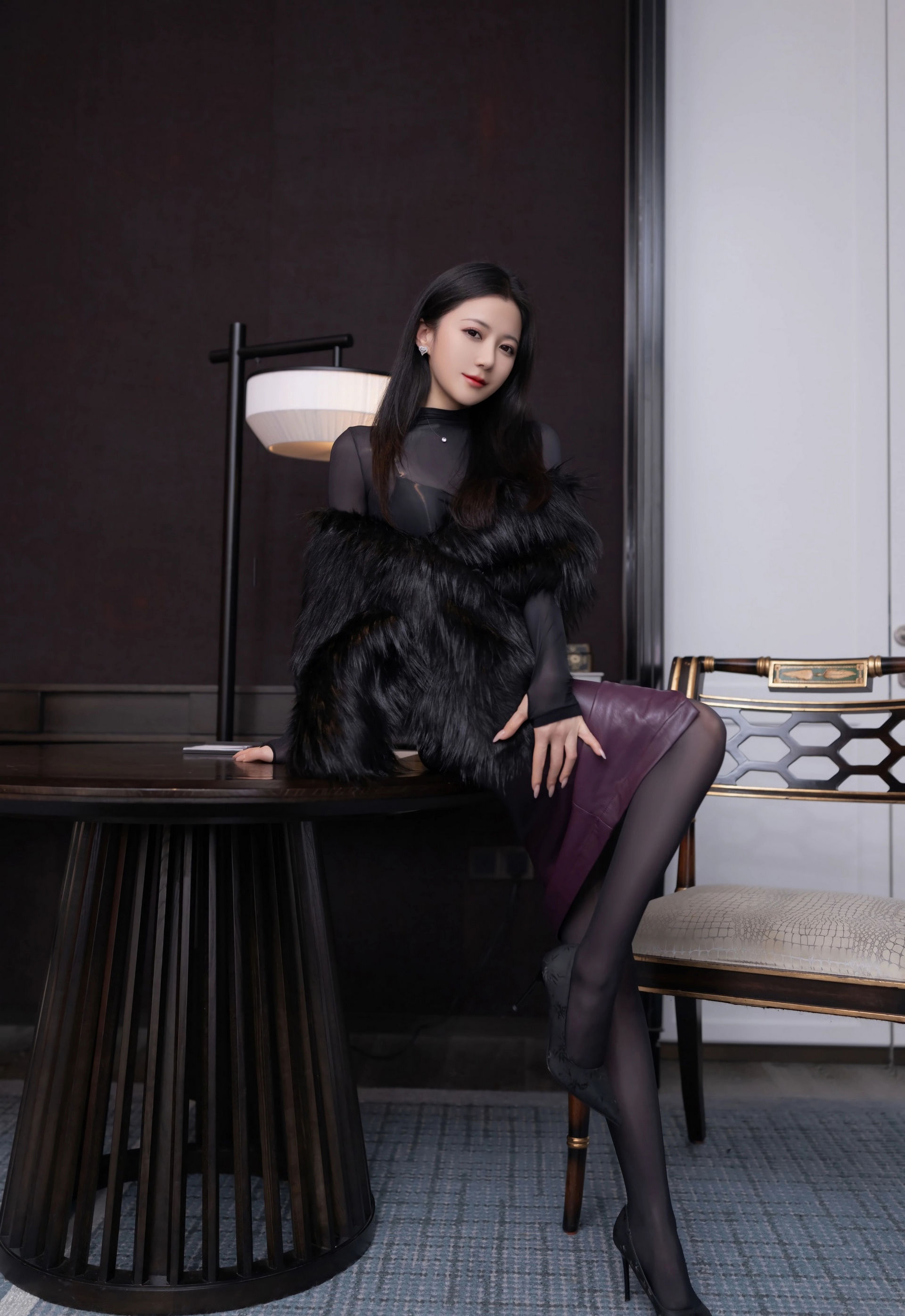 [XiuRen秀人网] 2026.01.16 No.11245 鱼子酱Fish 黑色内衣 黑色连体丝袜 性感写真 [79+1P]