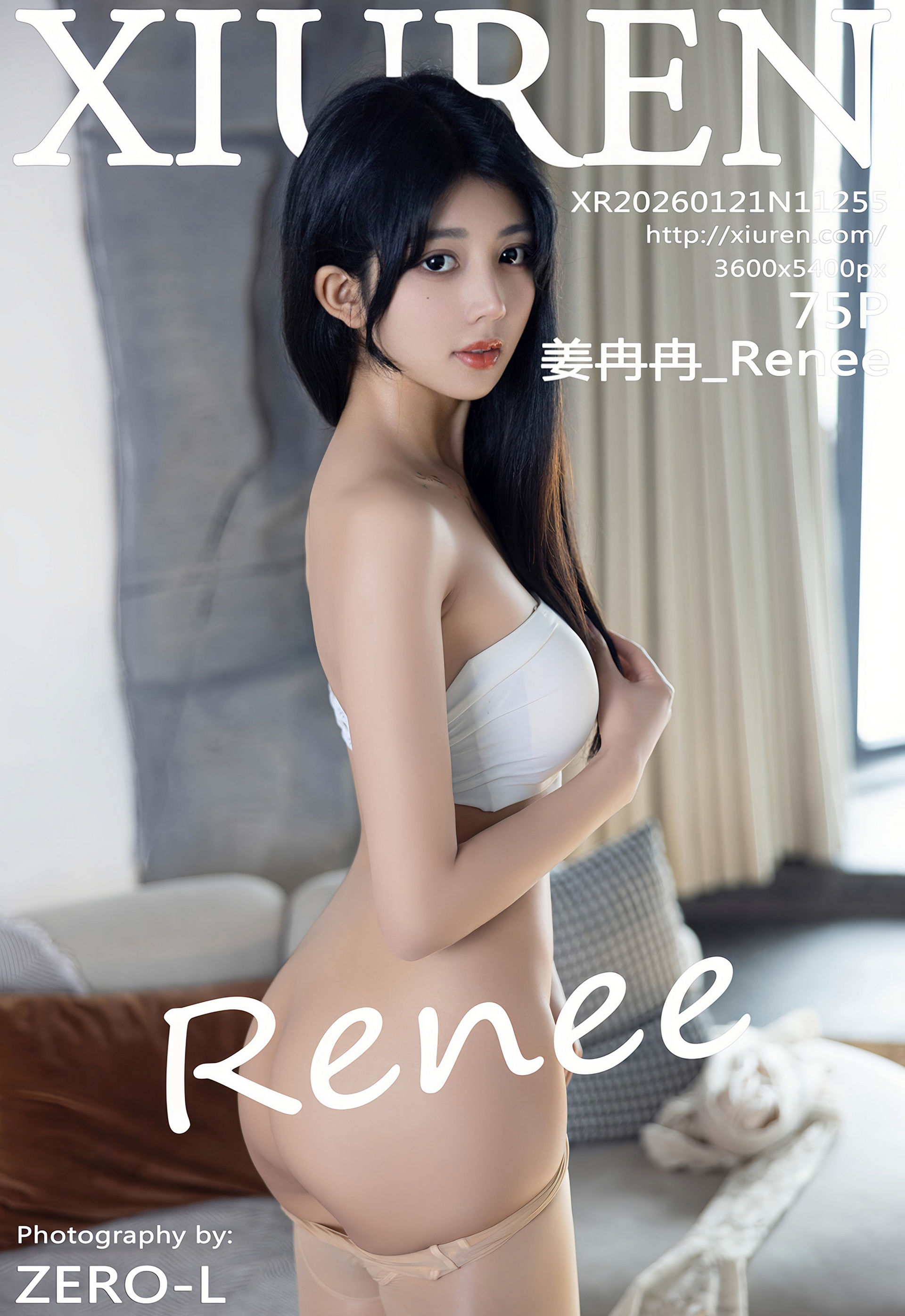 [XiuRen秀人网] 2026.01.21 No.11255 姜冉冉_Renee@ 白色连衣短裙 诱人肉色丝袜 性感写真 [75+1P]