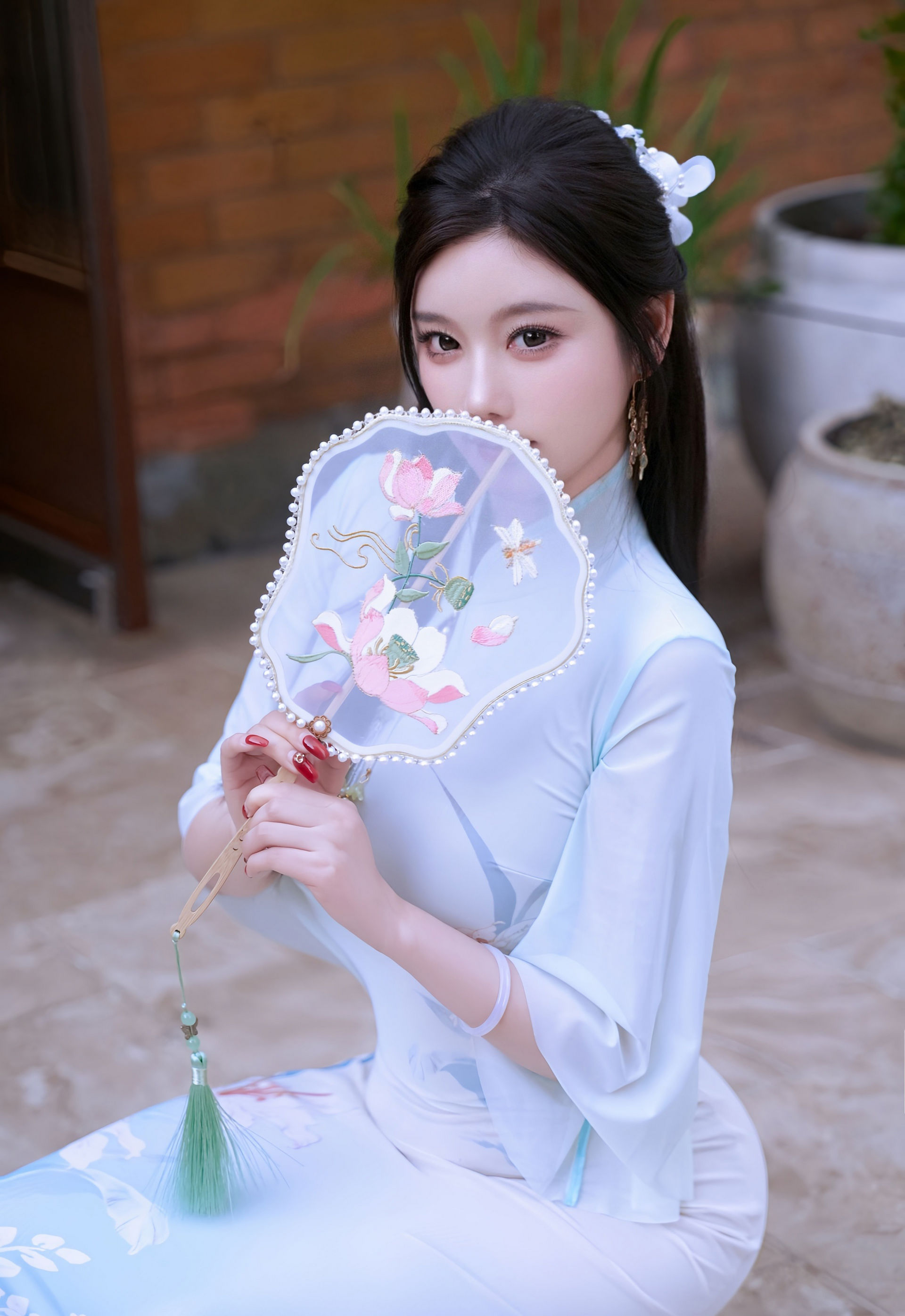 [XiuRen秀人网] 2026.01.21 No.11258 杨晨晨 蓝色古风服饰 魅惑黑丝 性感写真 [72+1P]