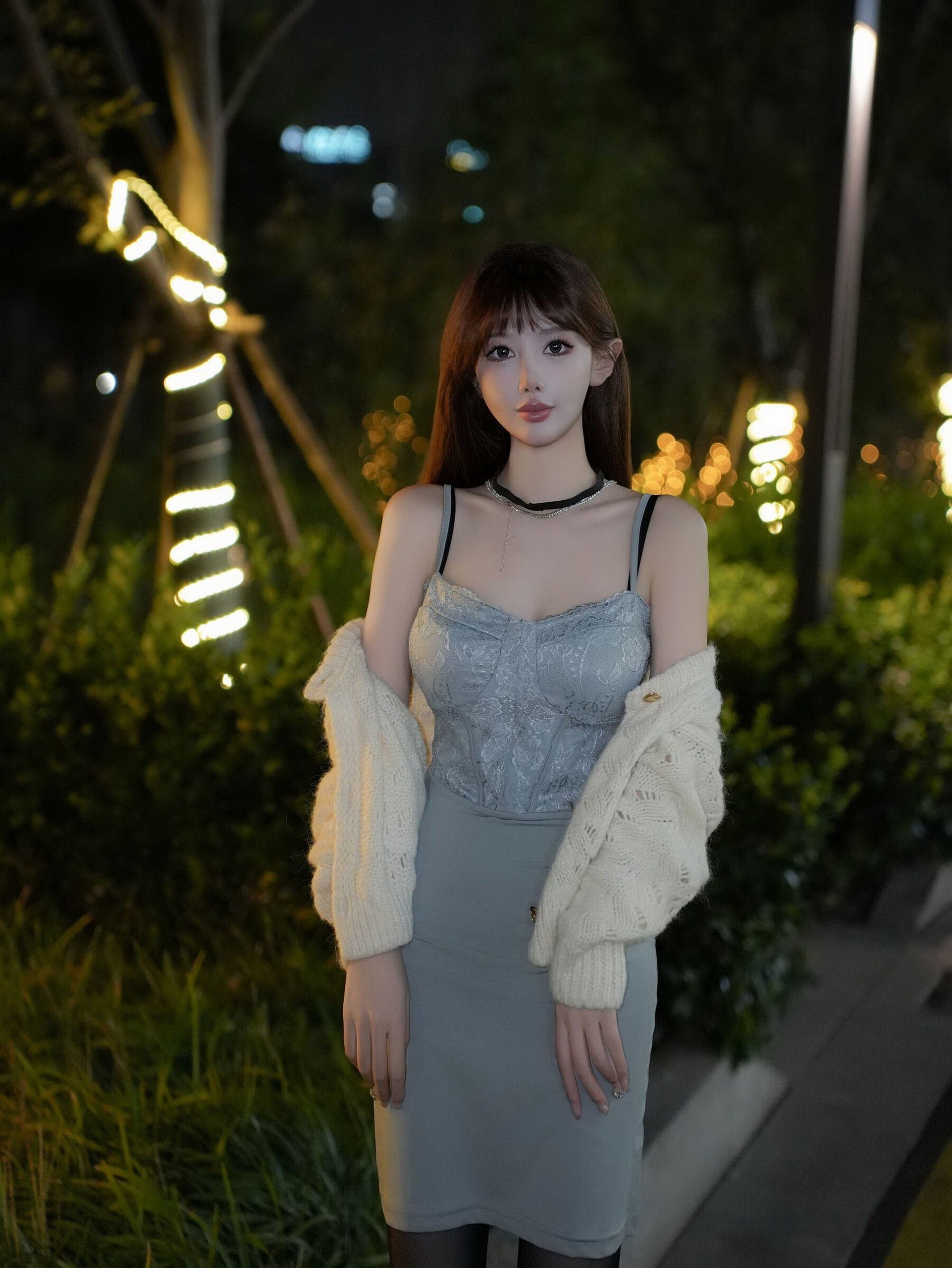 [秀人内购] 李金金 诱人私拍福利 吊带黑丝