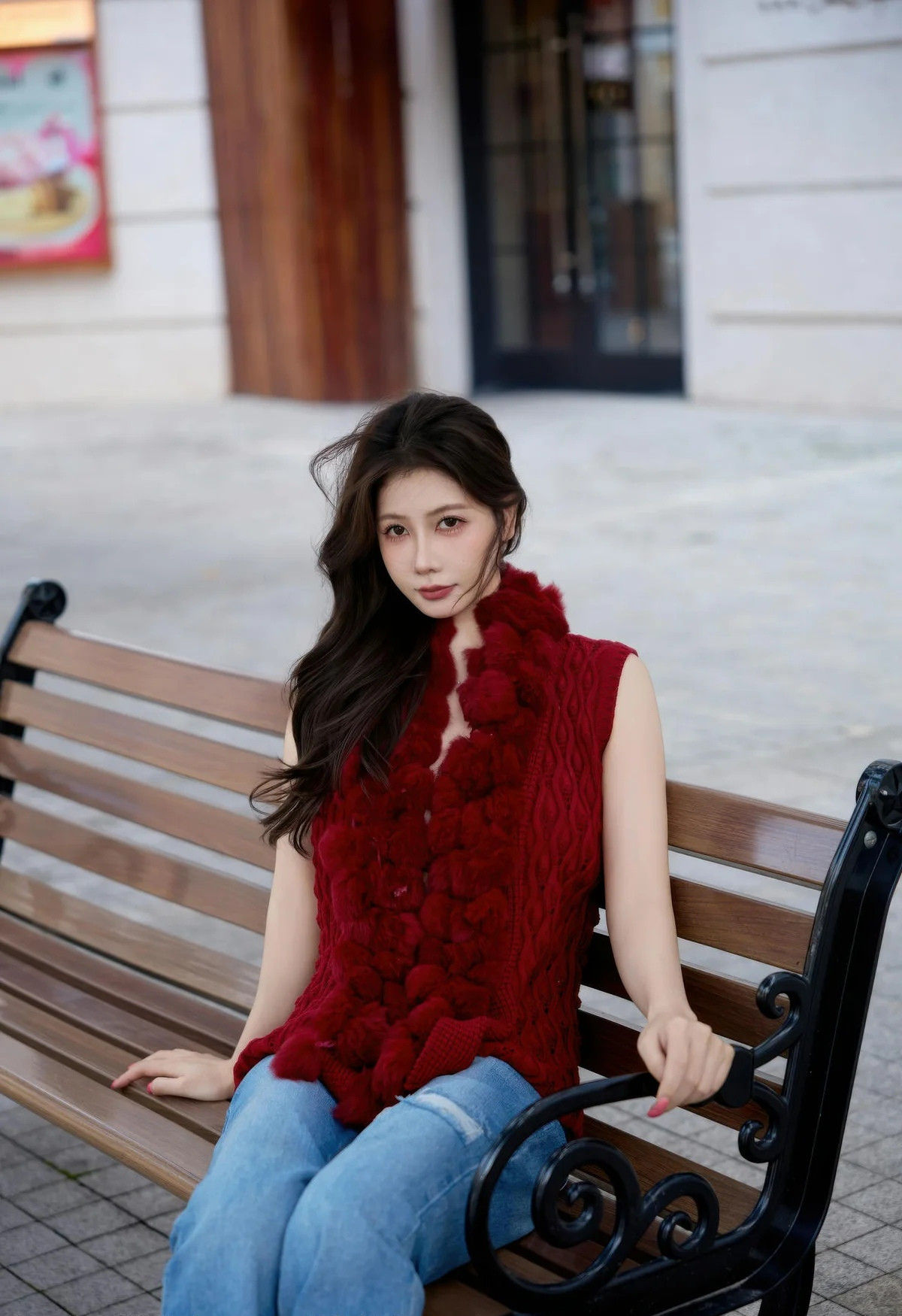 [XiuRen秀人网] 2026.01.29 No.11293 尹甜甜 红色毛衣 蓝色牛仔裤 性感写真 [76+1P]