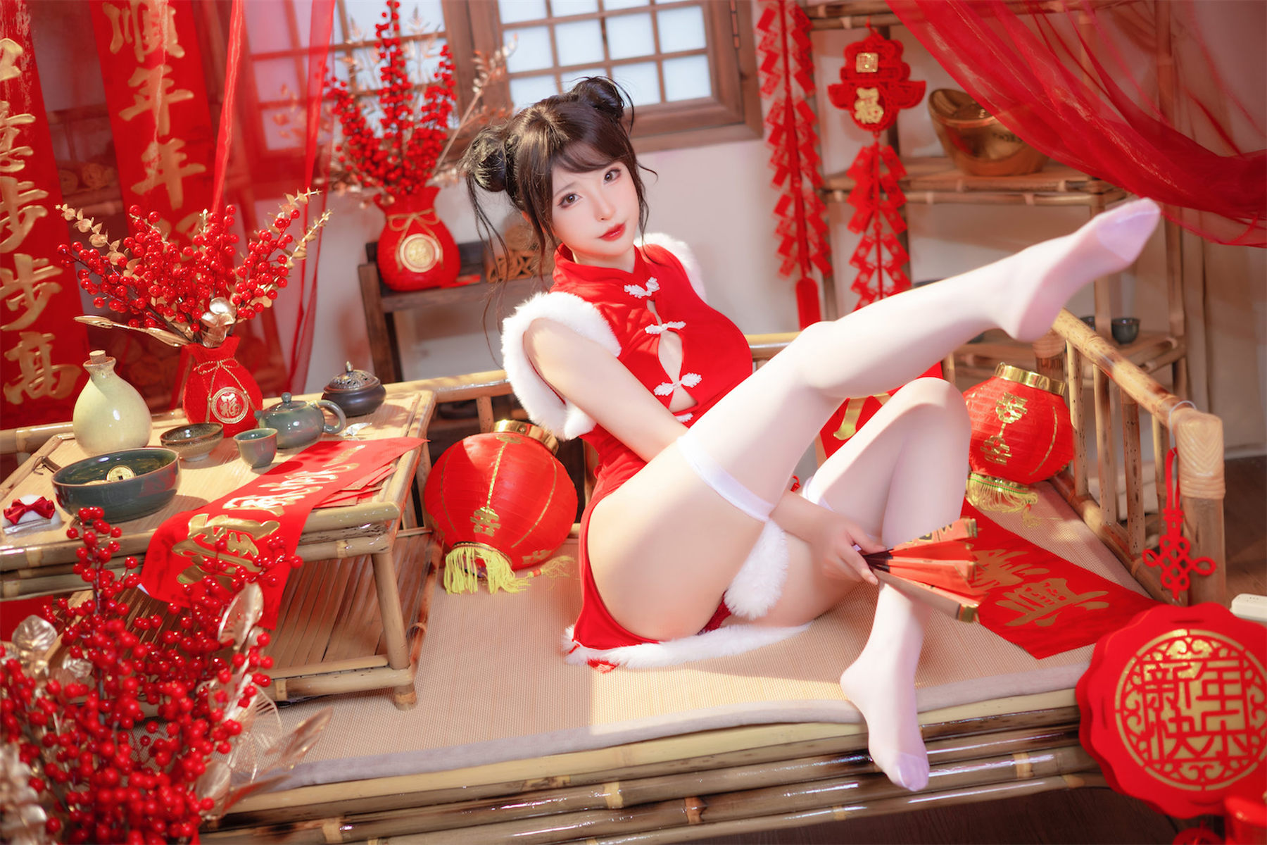 [COSPLAY] 清水由乃 新年旗袍