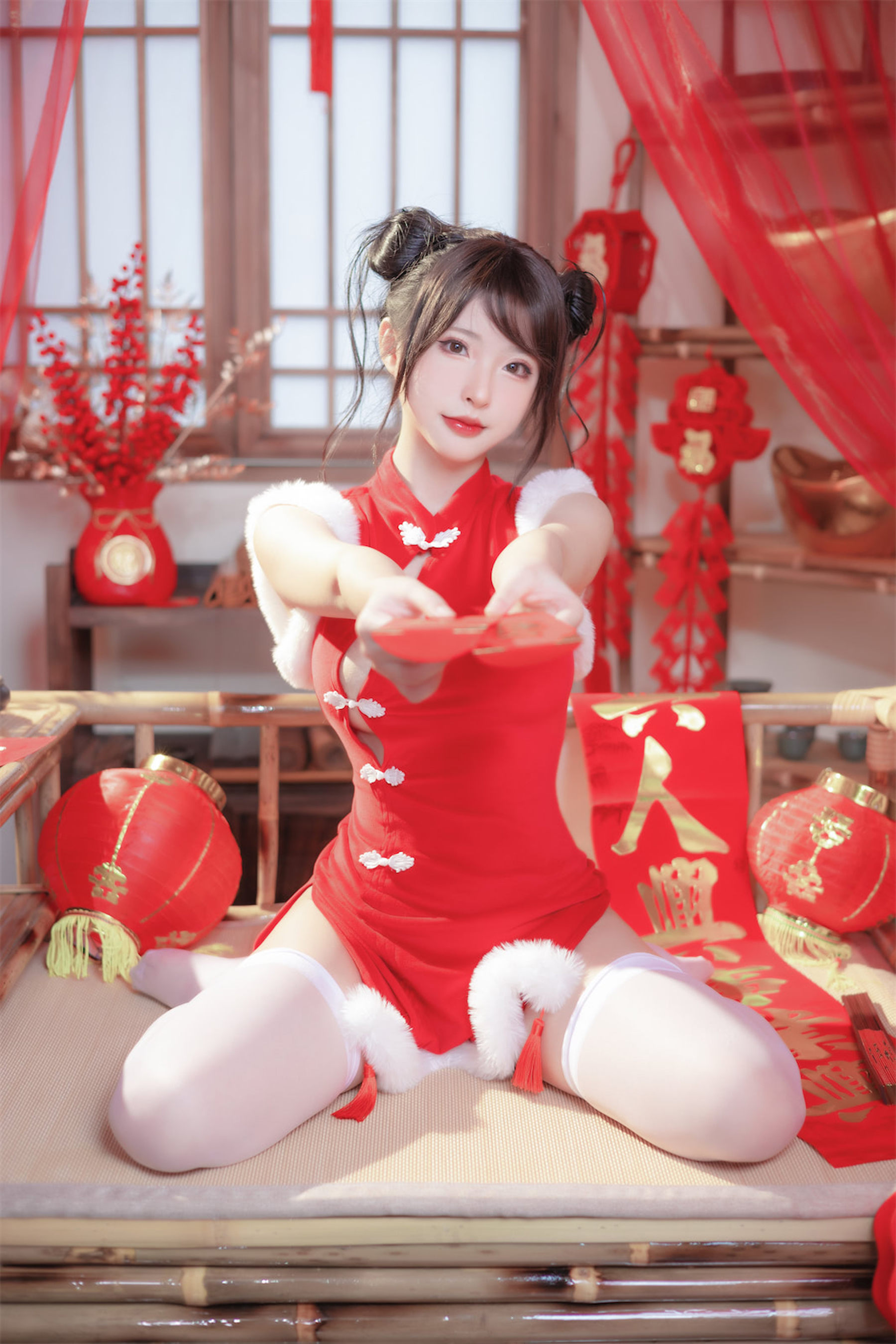 [COSPLAY] 清水由乃 新年旗袍