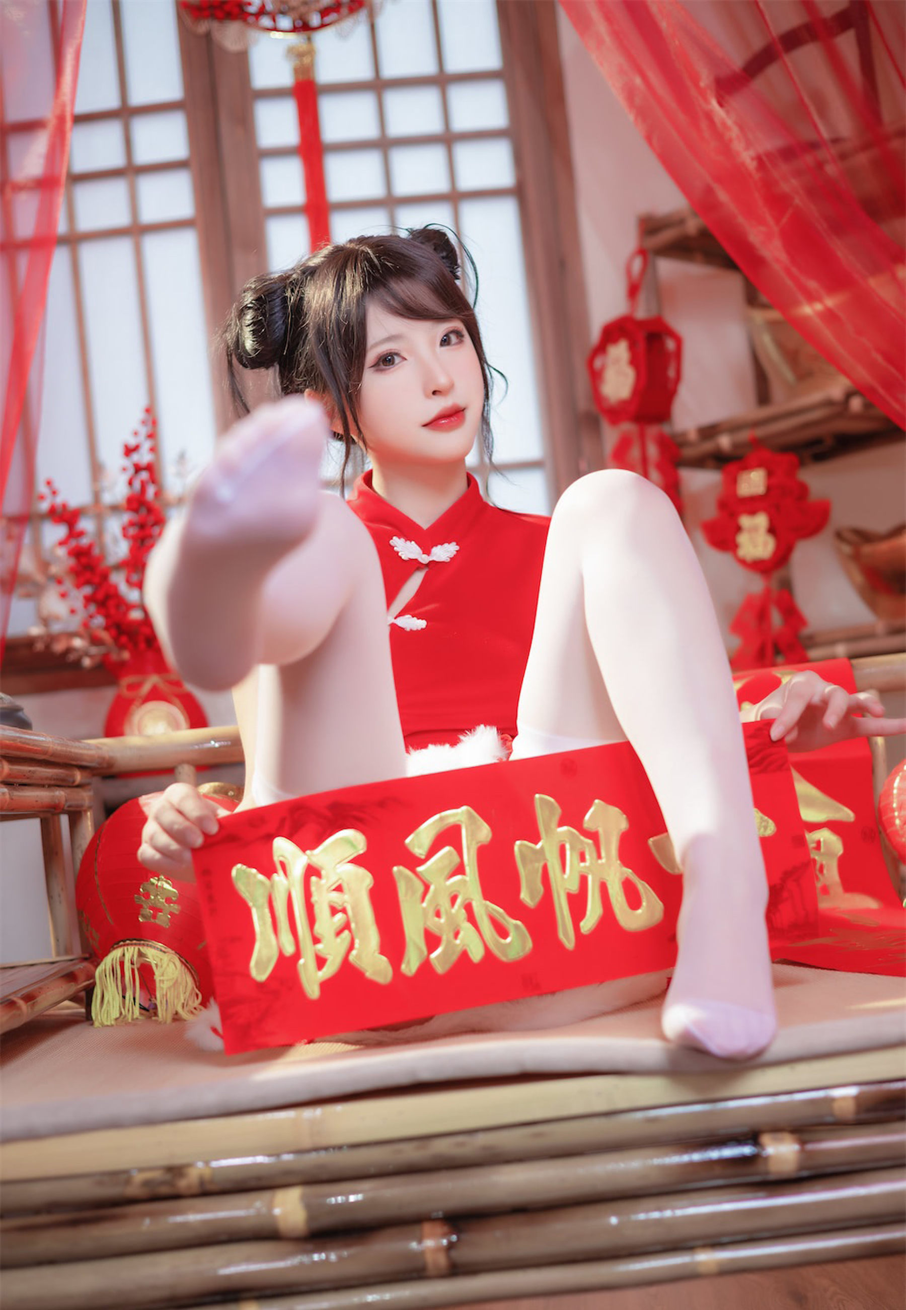[COSPLAY] 清水由乃 新年旗袍