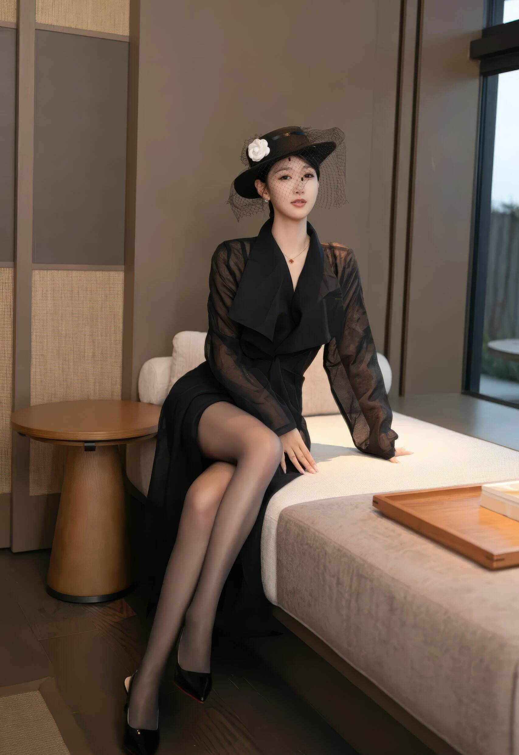 [XiuRen秀人网] 2026.02.02 No.11309 唐安琪 性感黑色情趣内衣 珠海旅拍写真 [74+1P]