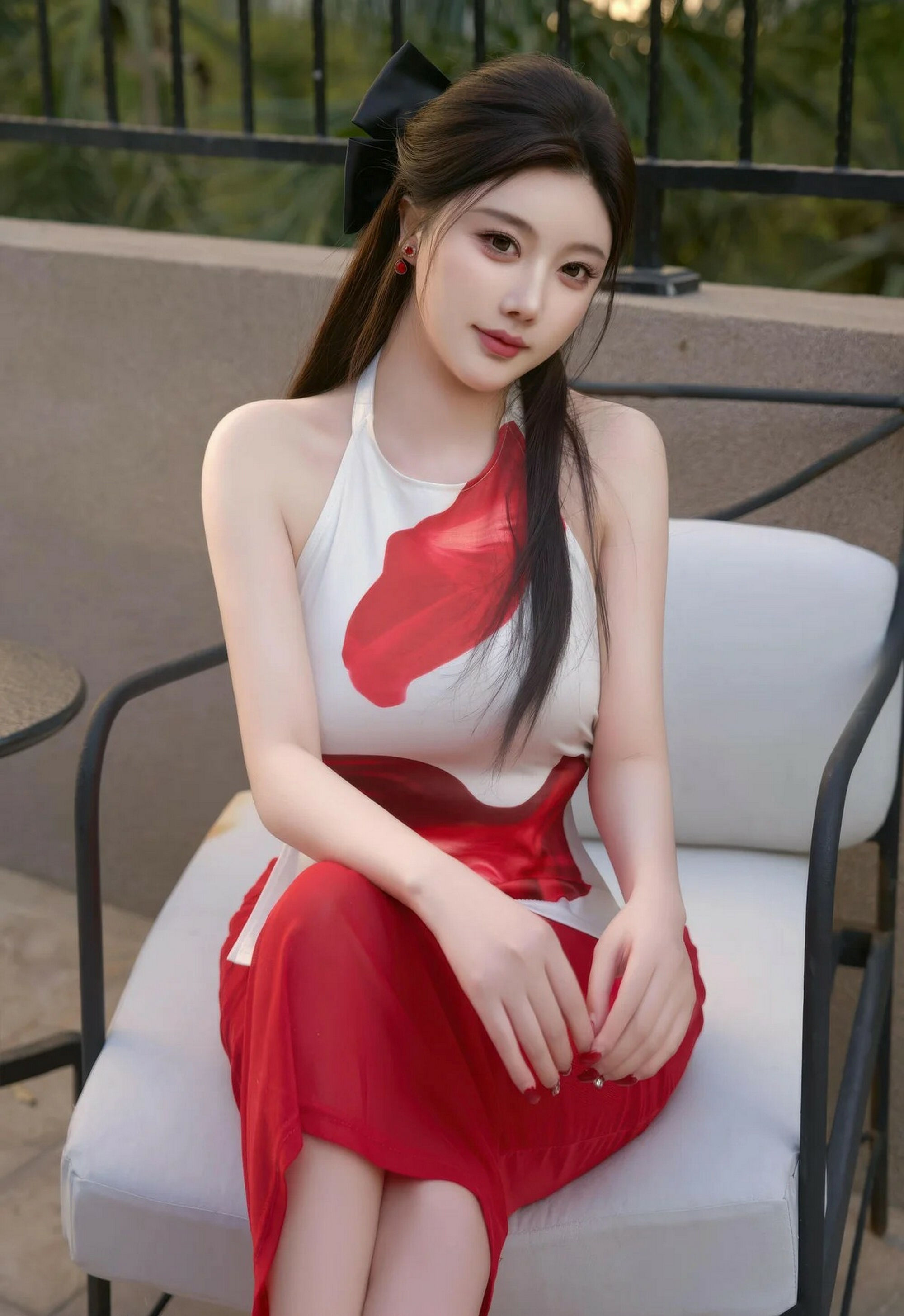 [XiuRen秀人网] 2026.02.04 No.11319 杨晨晨 红色长裙 红色丝袜 性感写真 [72+1P]