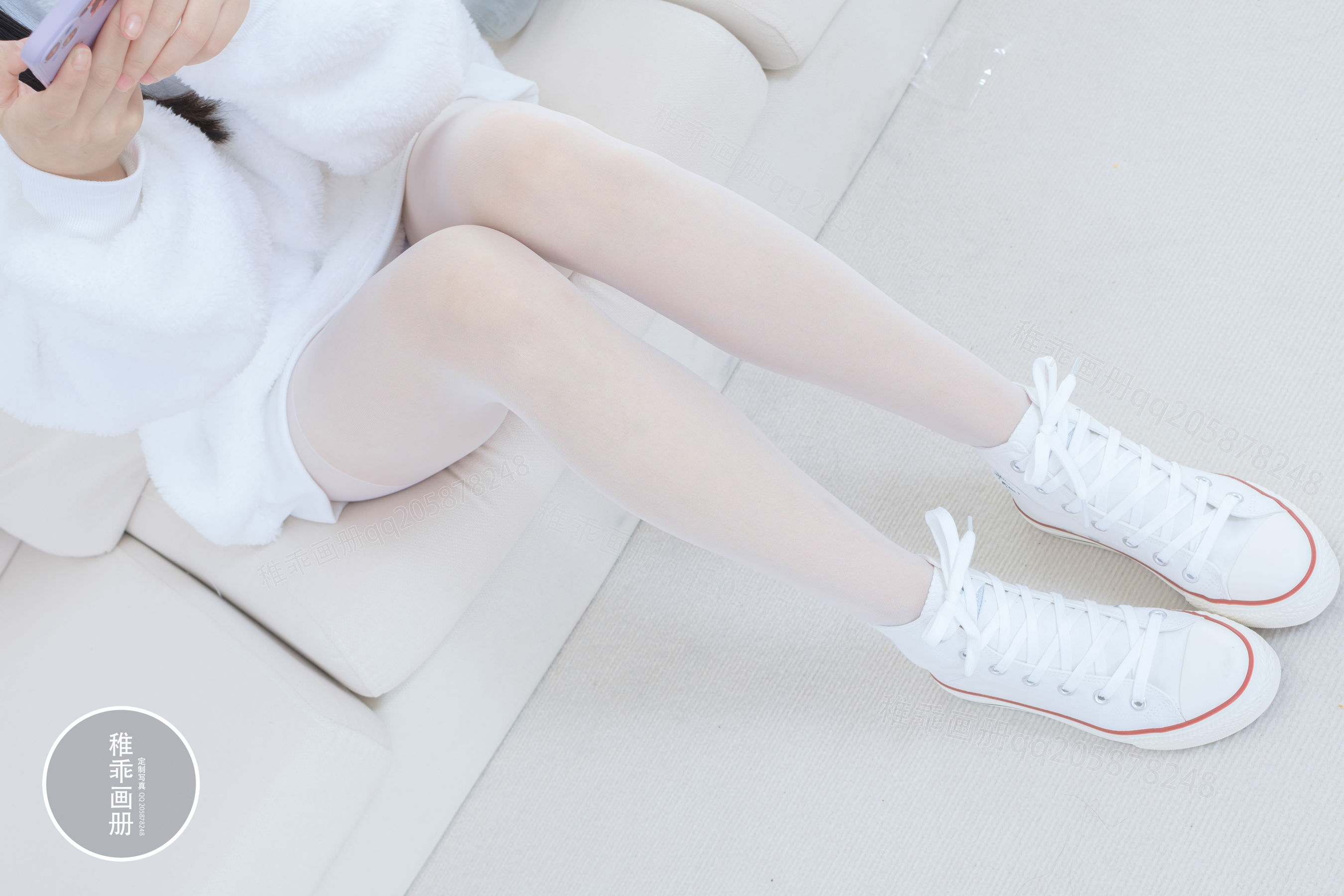 [稚乖画册] 夜夜 白丝双马尾 [82P]