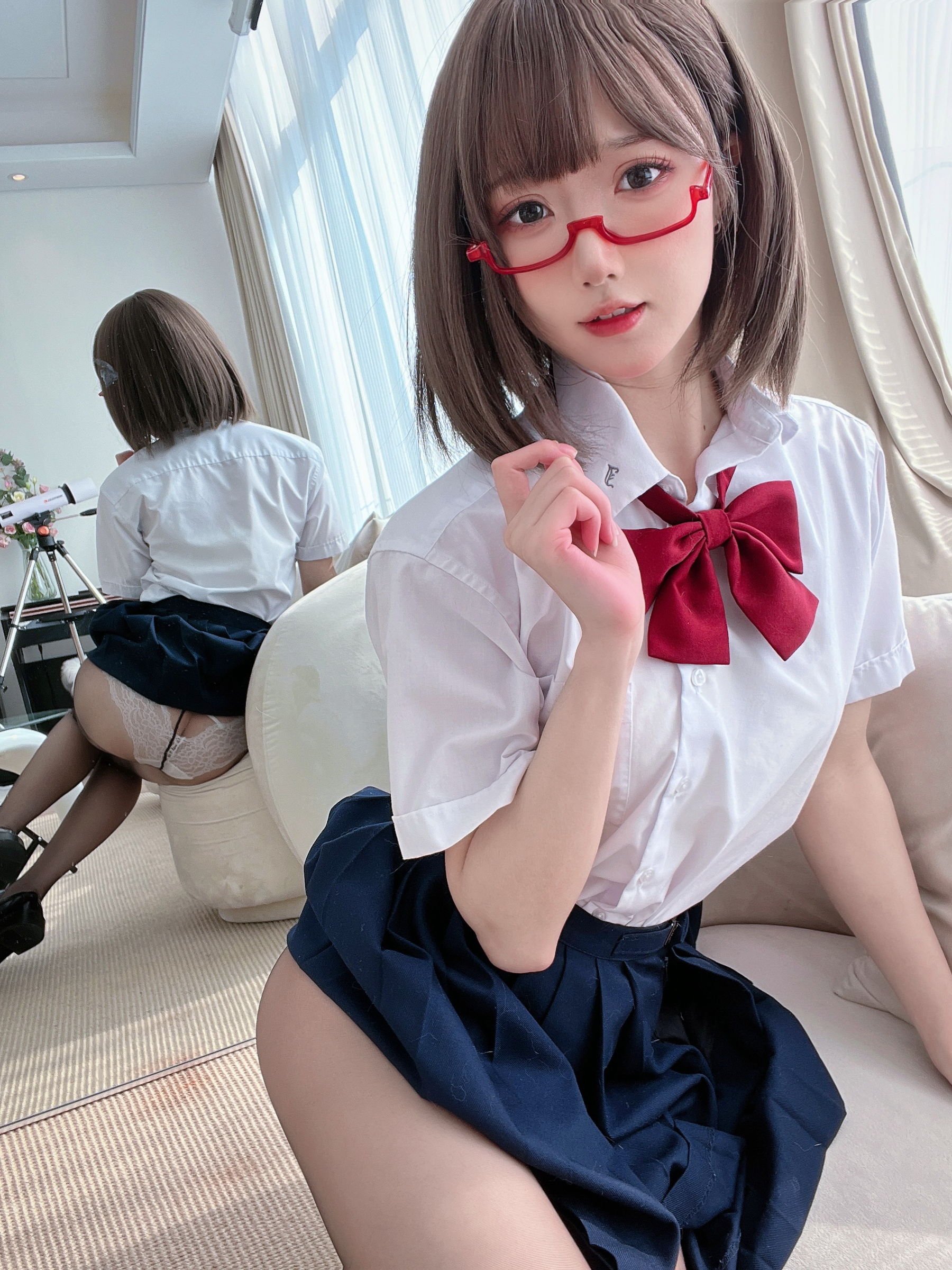 [COSPLAY]阿包也是兔娘 – Jk学妹