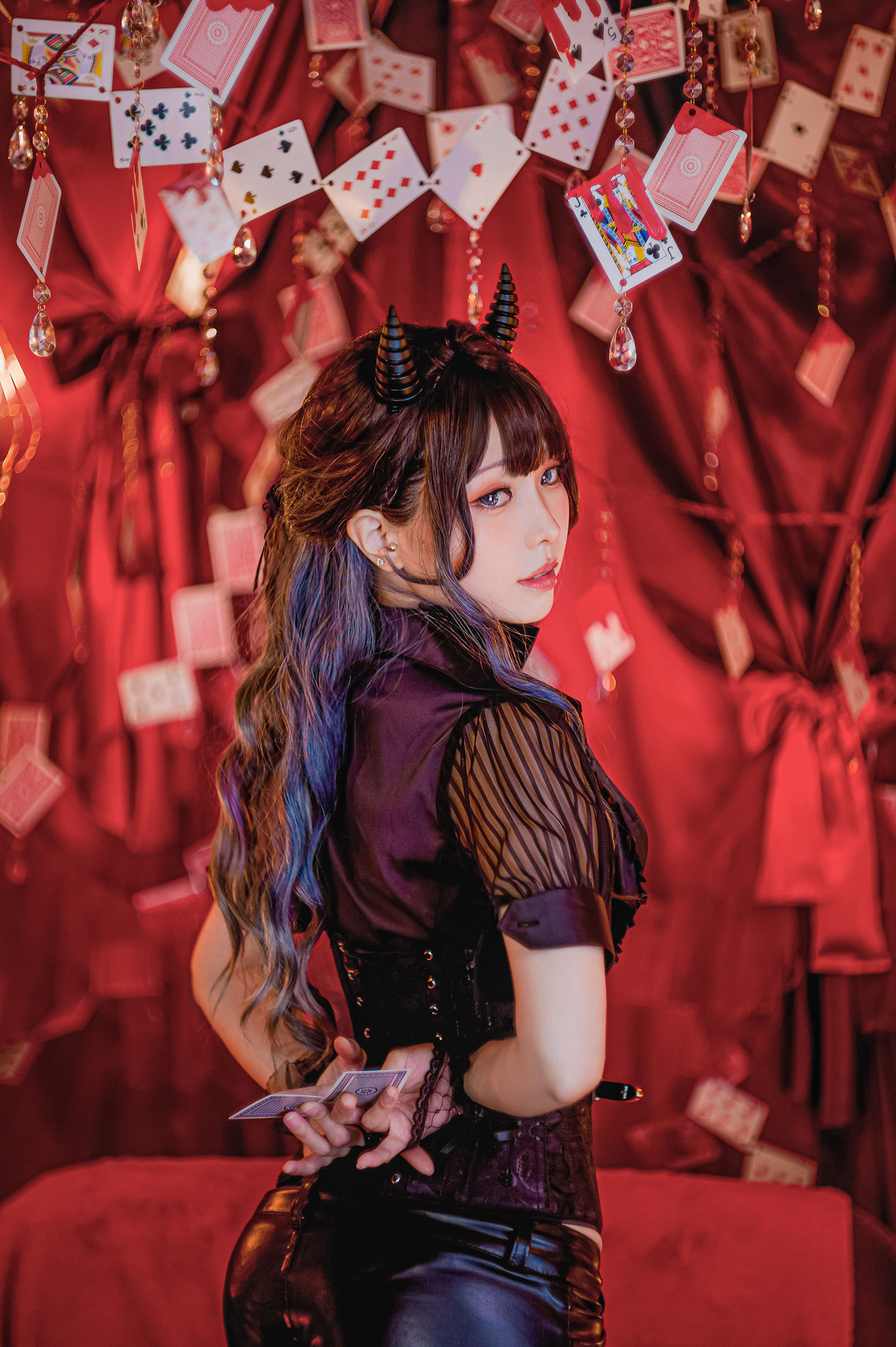 [COSPLAY] Ely_eee(ElyEE子) – Devil Croupier 小惡魔荷官