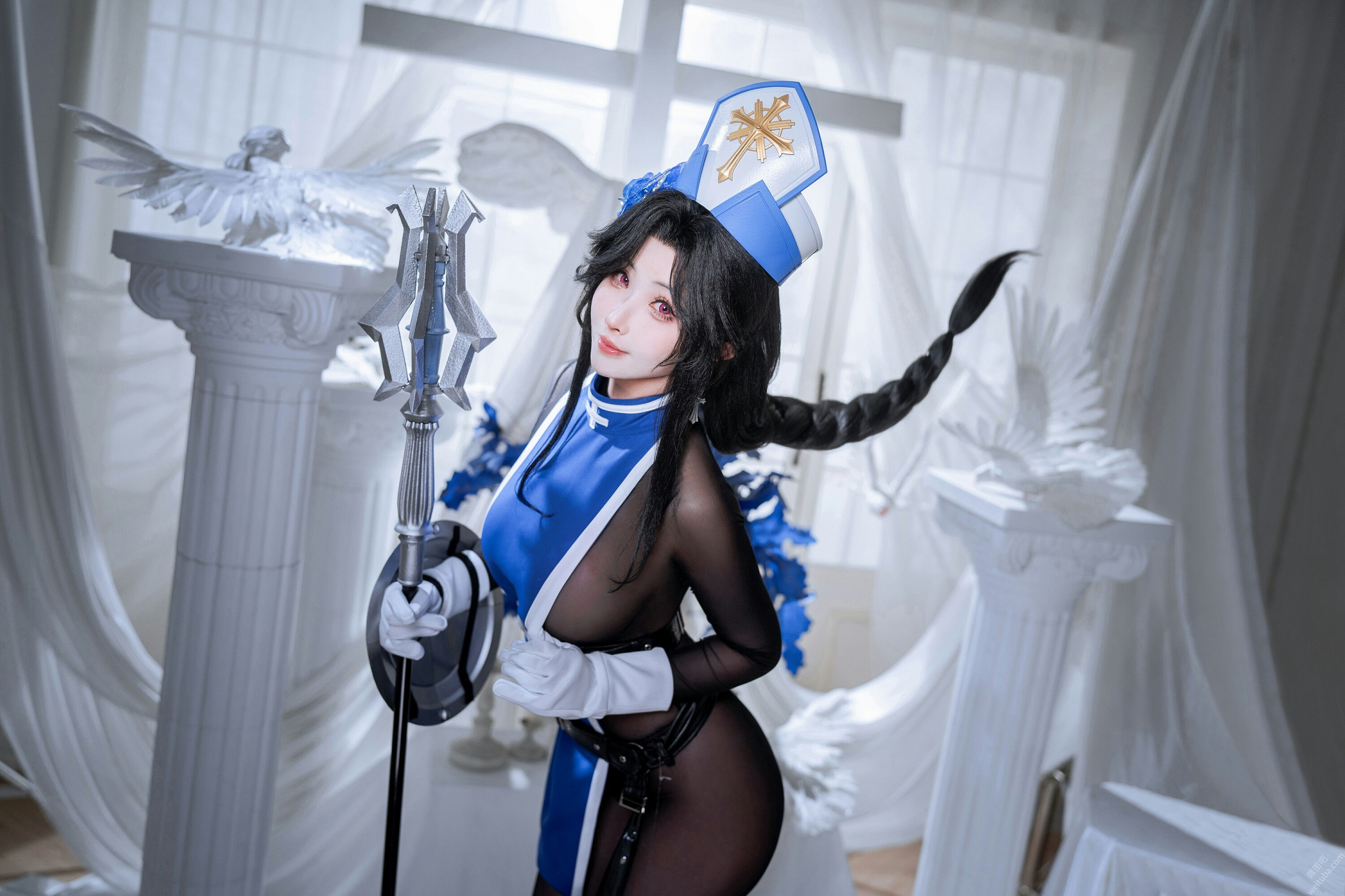 [COSPLAY]rioko凉凉子 - Nikke胜利女神 梅登冰玫瑰