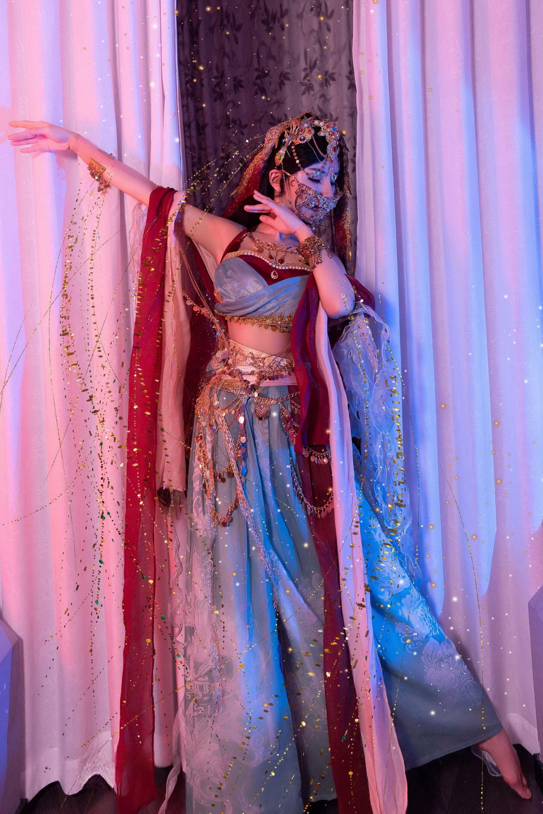 [秀人内购] 不吃冰淇淋 诱人私拍福利 芭比娃娃敦煌飞天