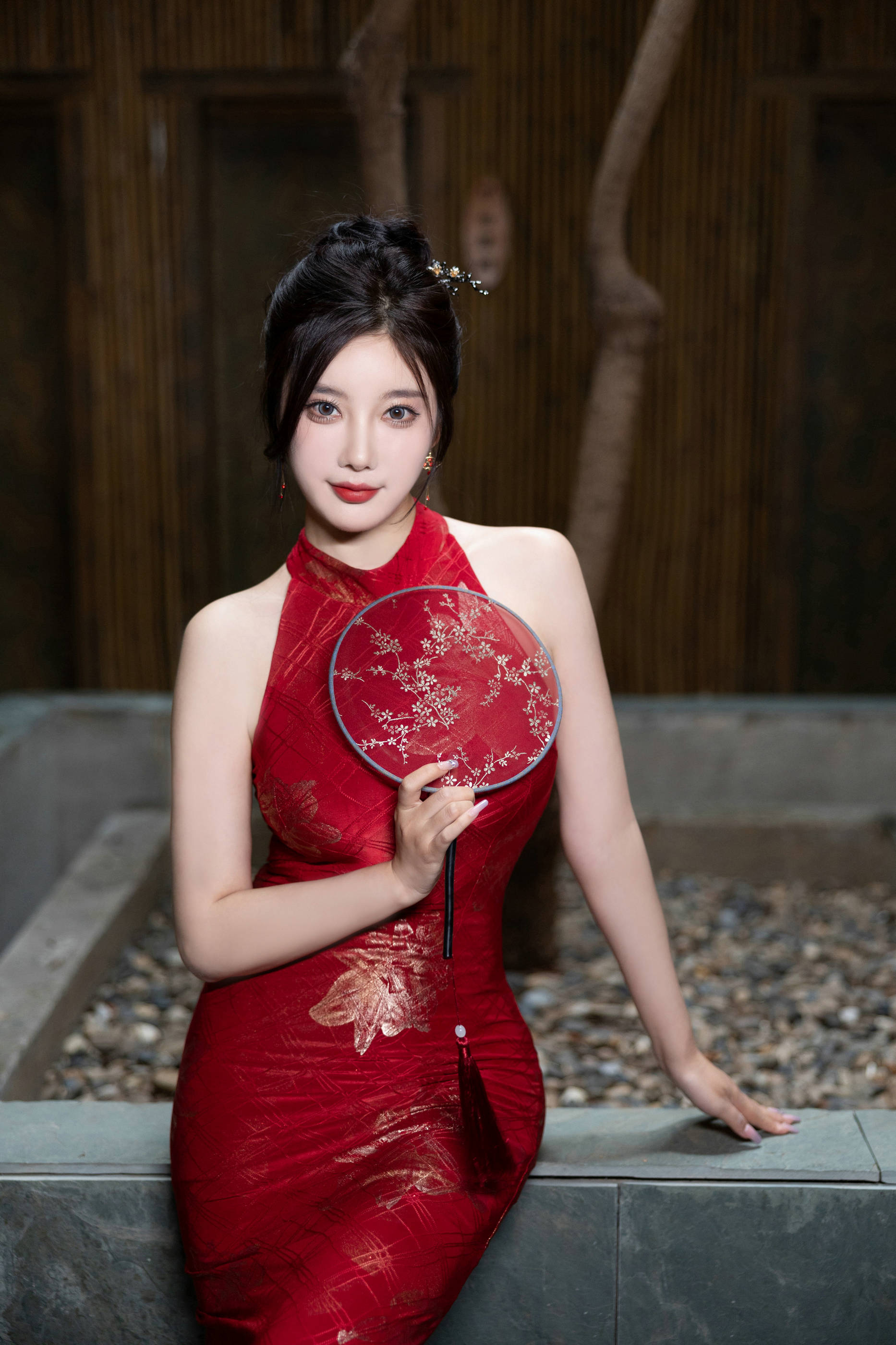 [秀人内购] 杨晨晨 诱人私拍福利 红色旗袍