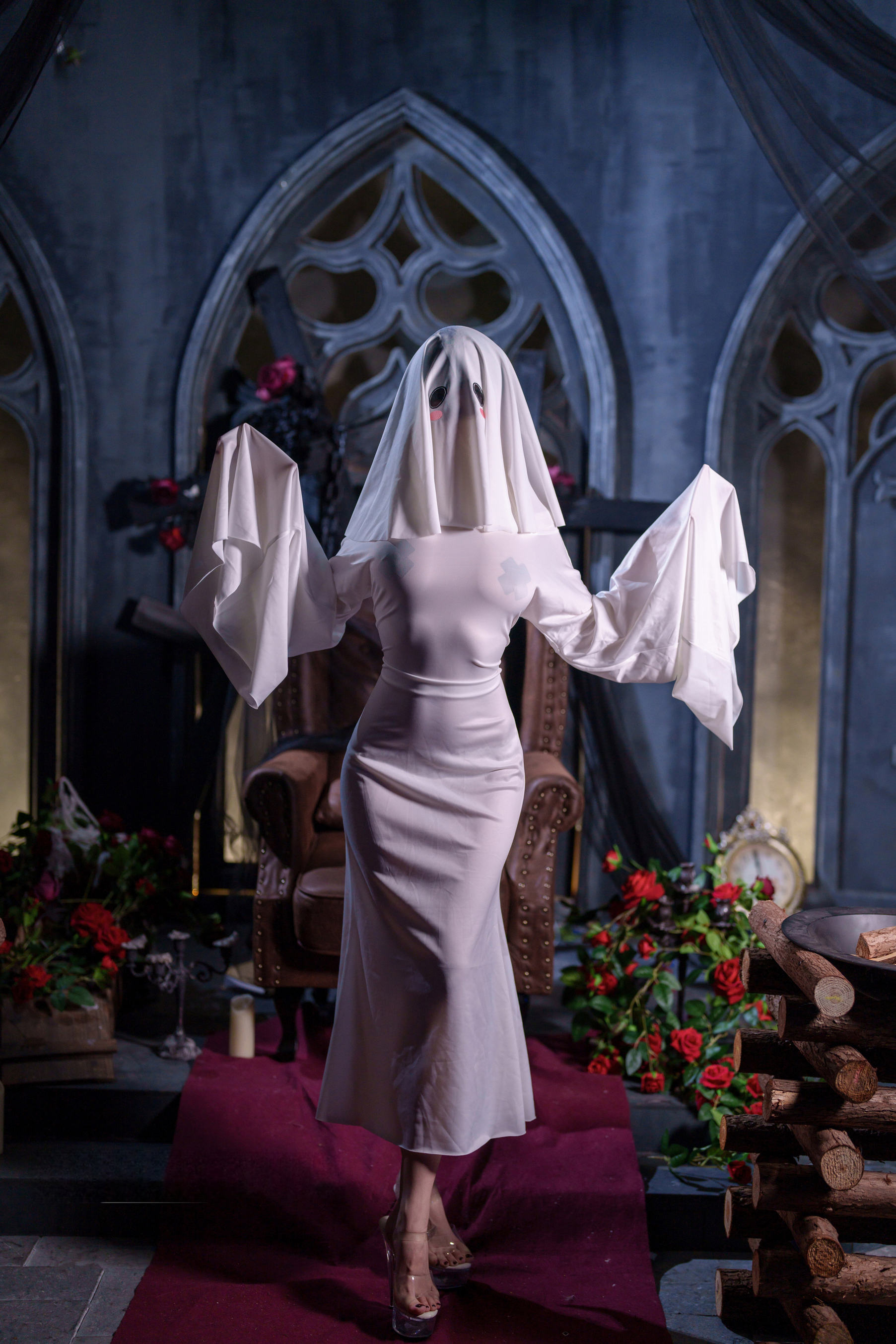 [COSPLAY]蜜汁猫裘 – 幽灵娘