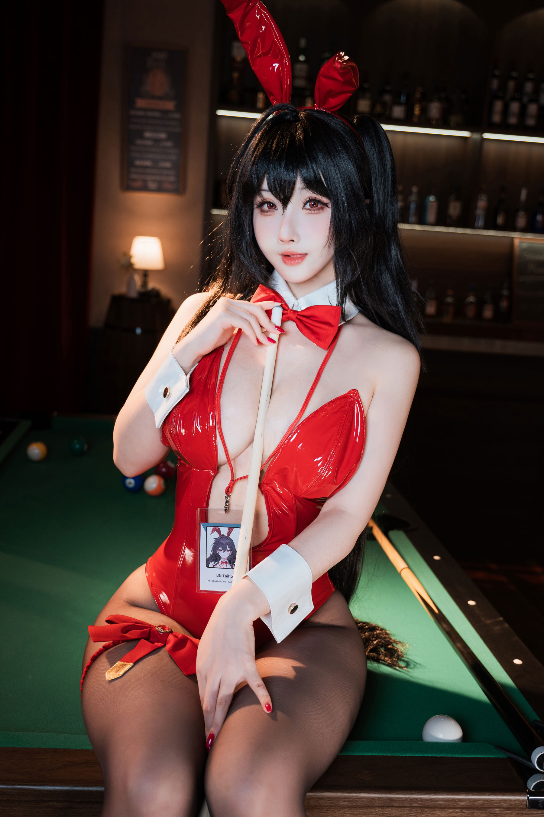 [COSPLAY]rioko凉凉子 – 碧蓝航线 大凤 桌球兔女郎