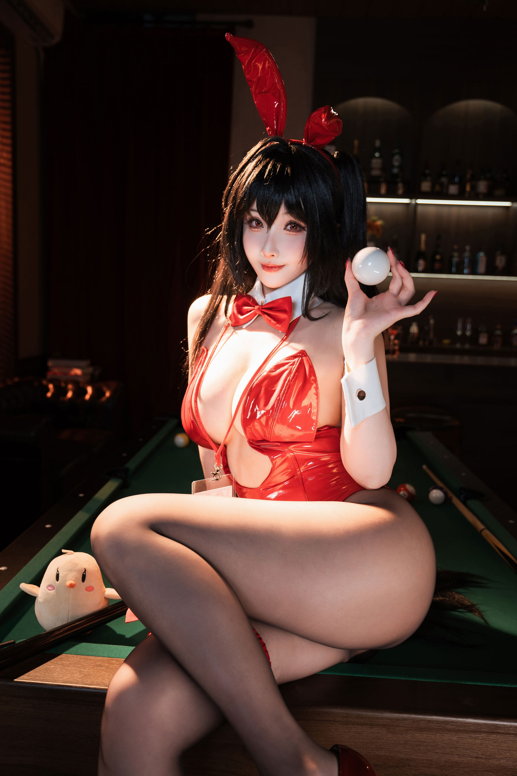 [COSPLAY]rioko凉凉子 – 碧蓝航线 大凤 桌球兔女郎