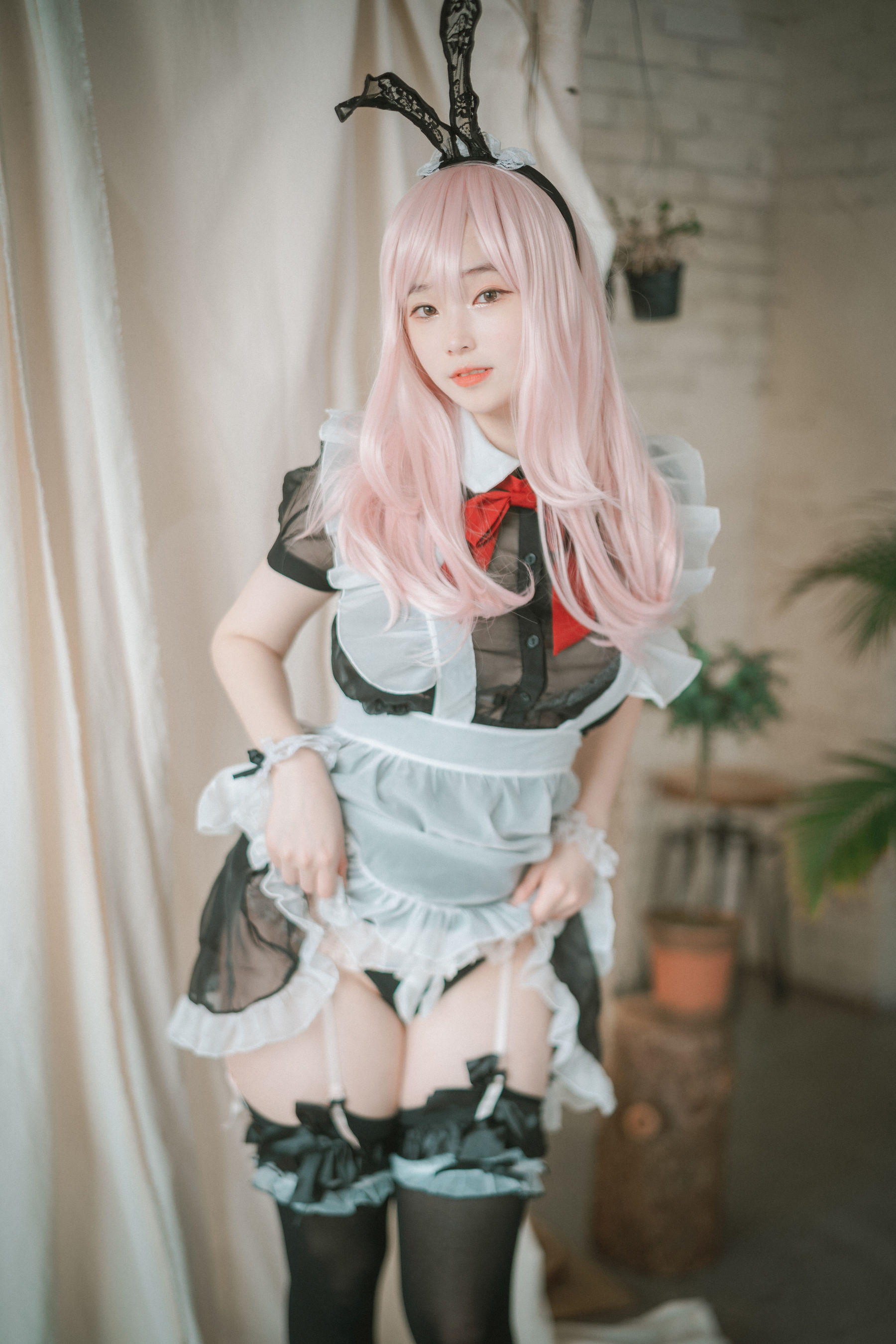 [DJAWA] BamBi – Sheer Bunny Maid [51P]