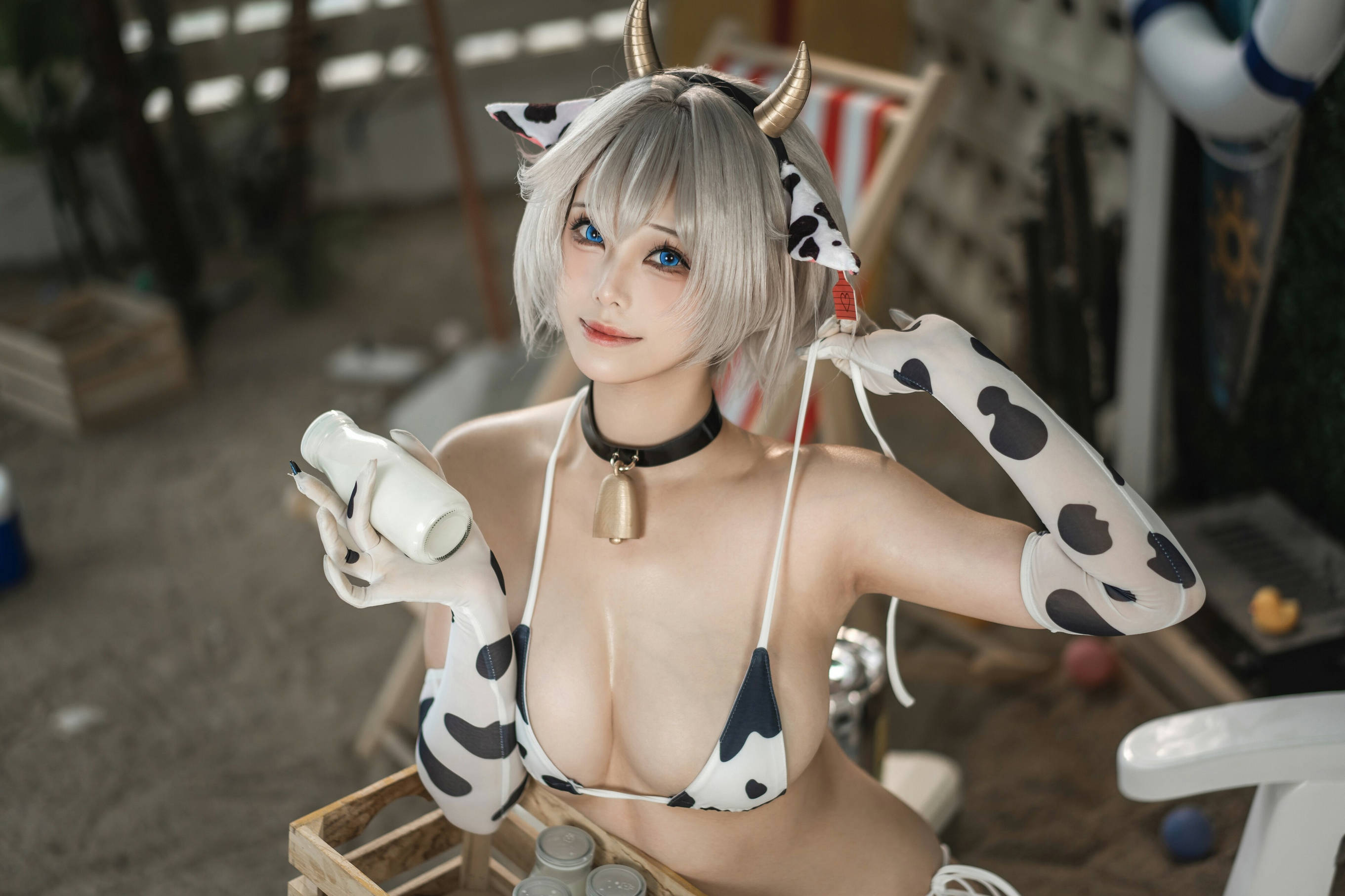 [COSPLAY]蜜汁猫裘 – 棕色尘埃奶牛  .上