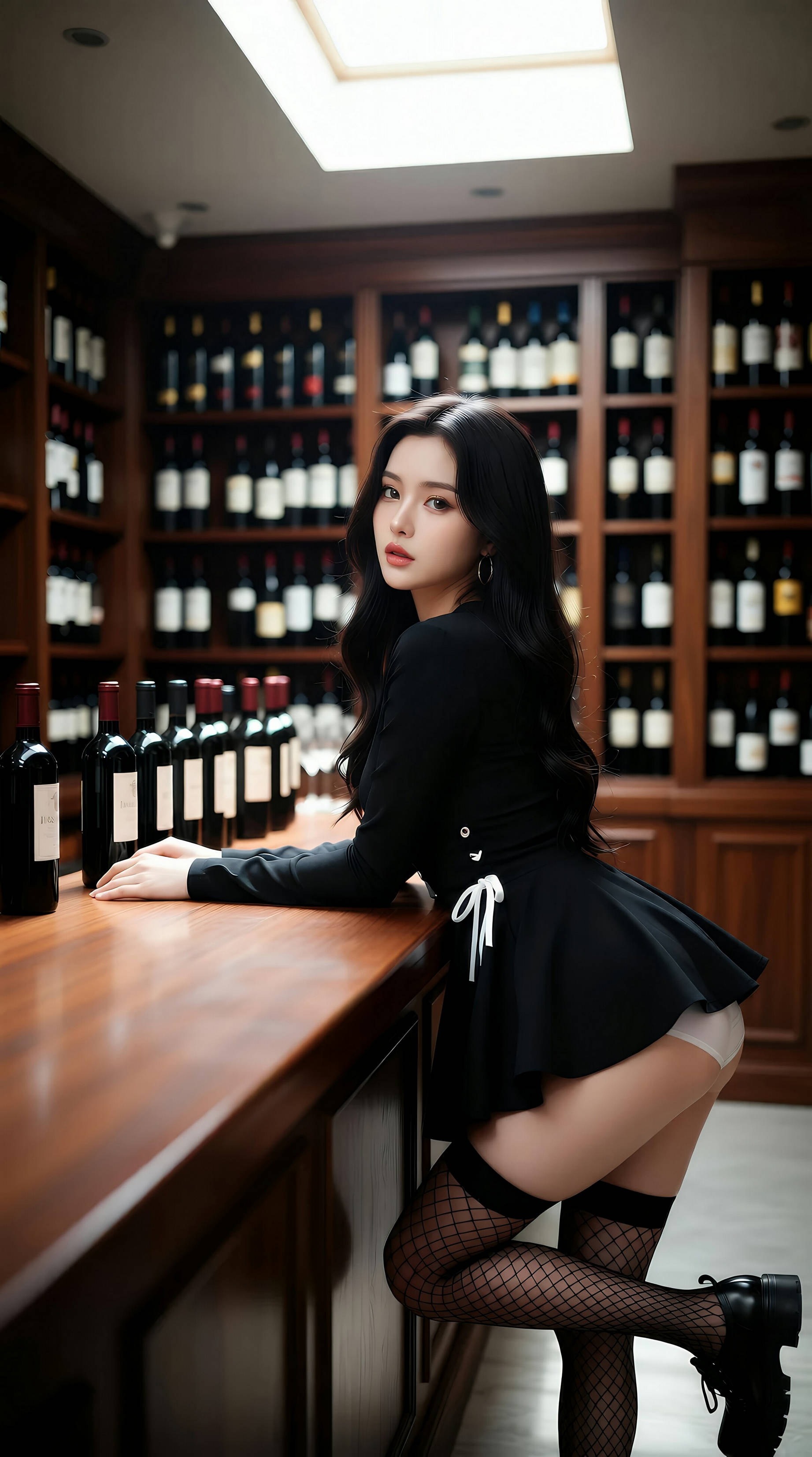 [AiGirl] 乐瑶 黑色短裙 [74P]