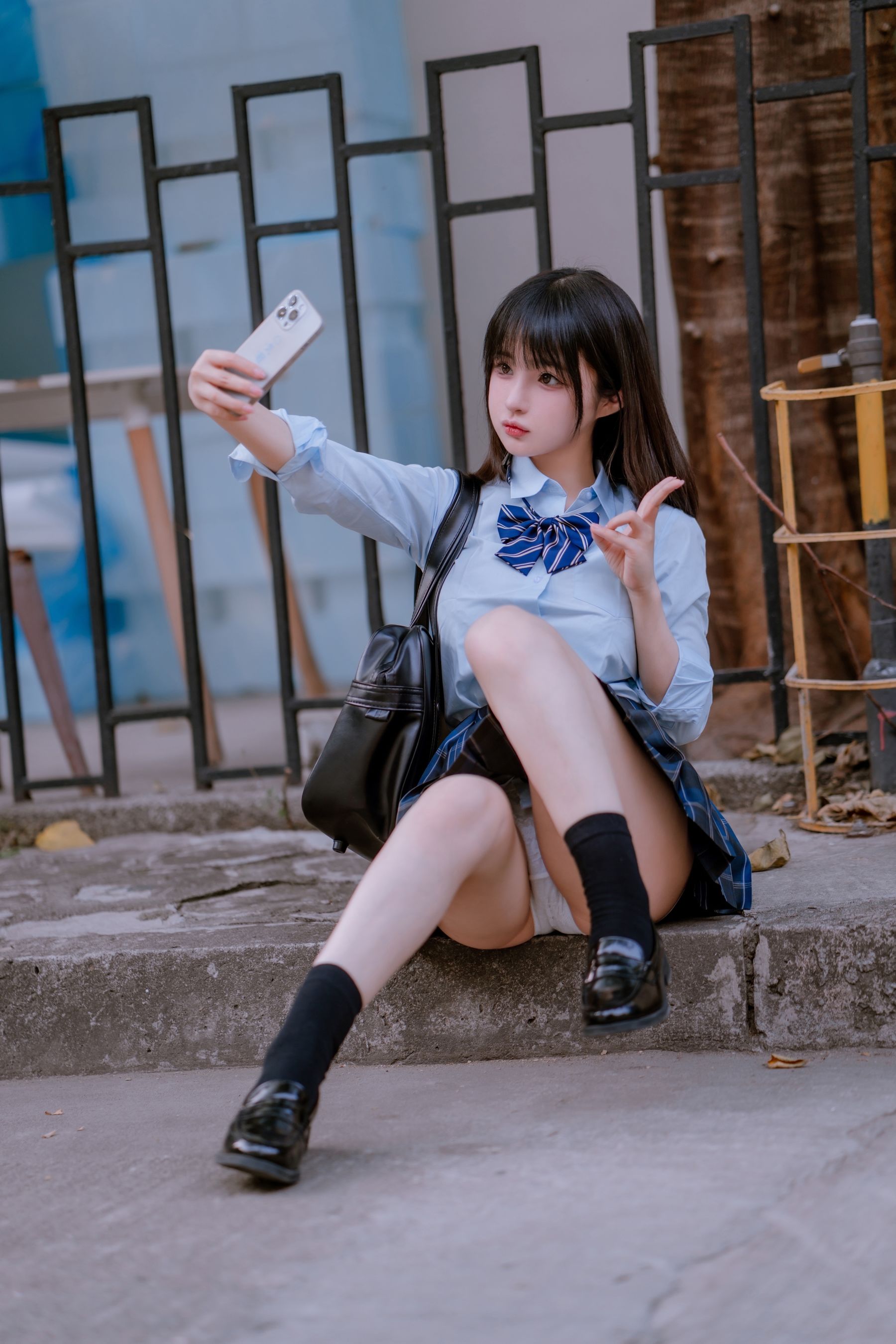 [COSPLAY] 桜井宁宁 – JK之居家
