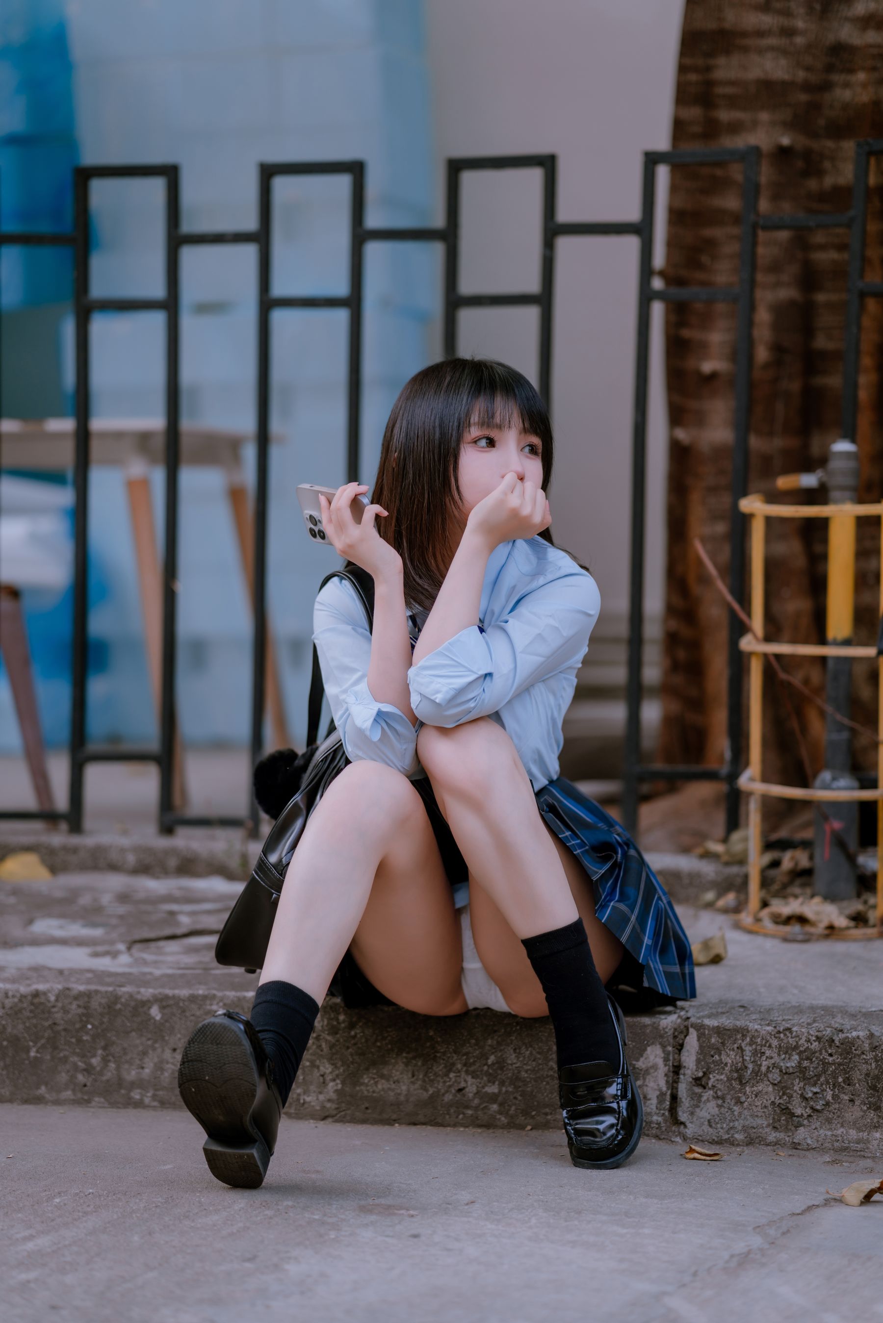 [COSPLAY] 桜井宁宁 – JK之居家
