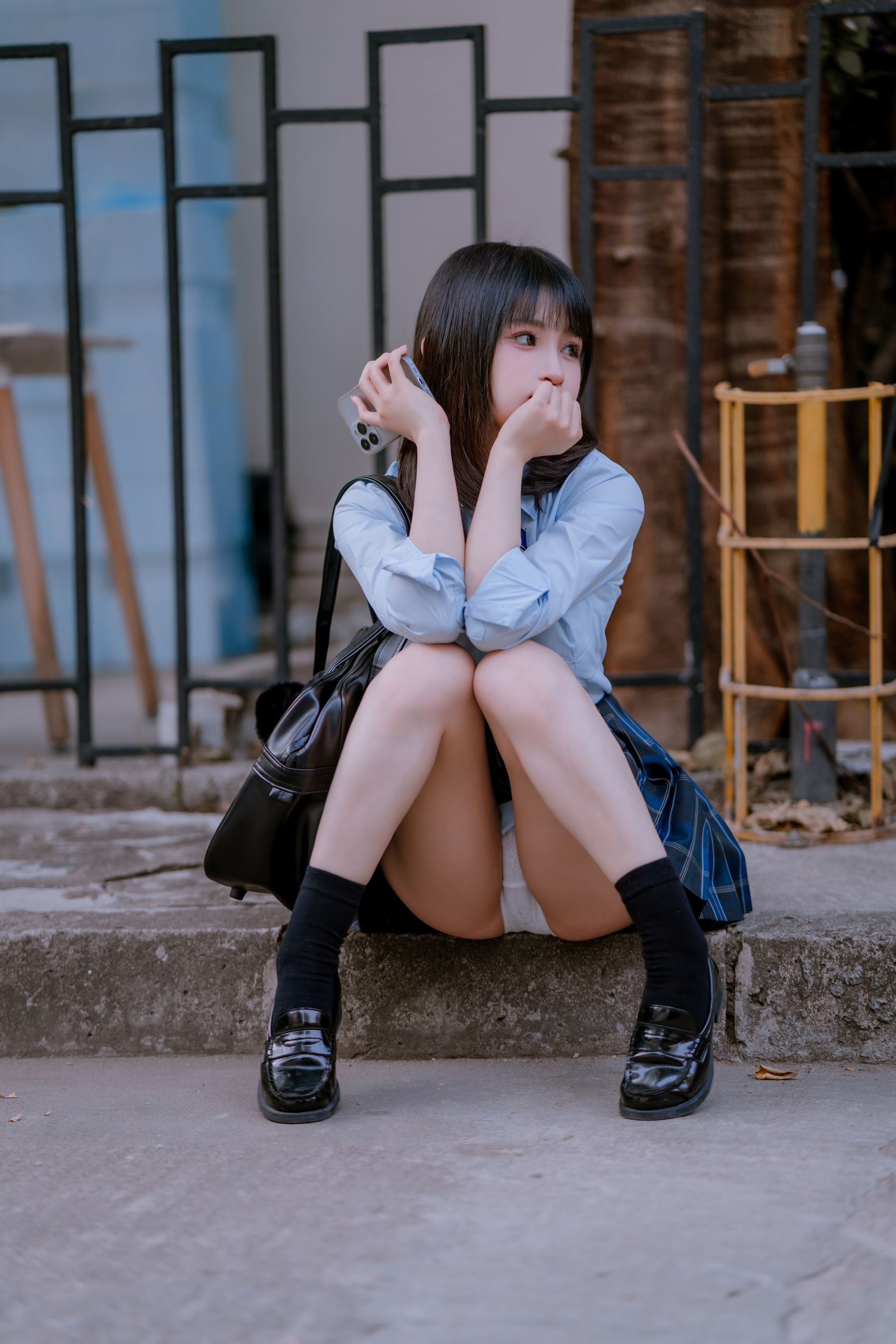 [COSPLAY] 桜井宁宁 – JK之居家