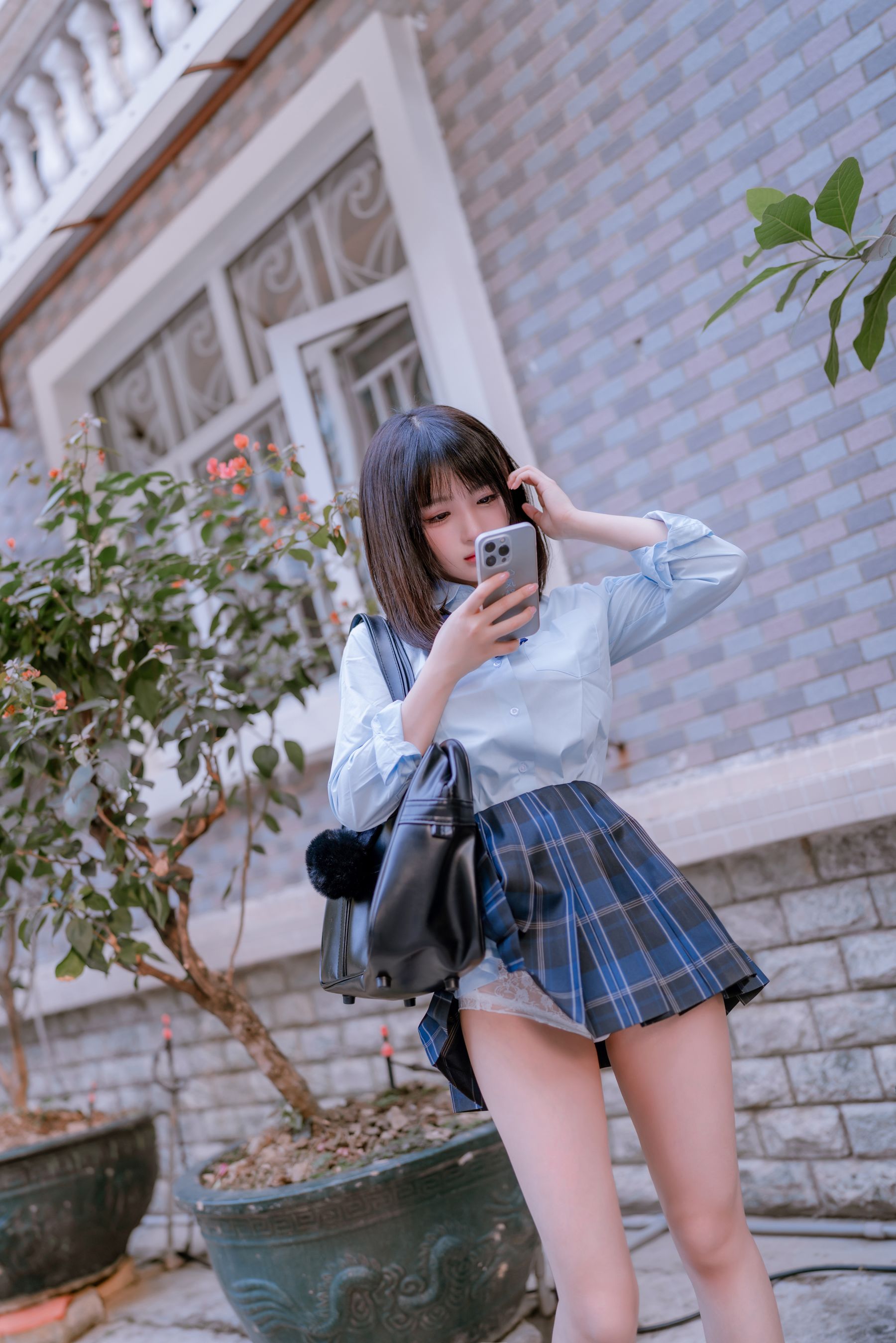 [COSPLAY] 桜井宁宁 – JK之居家