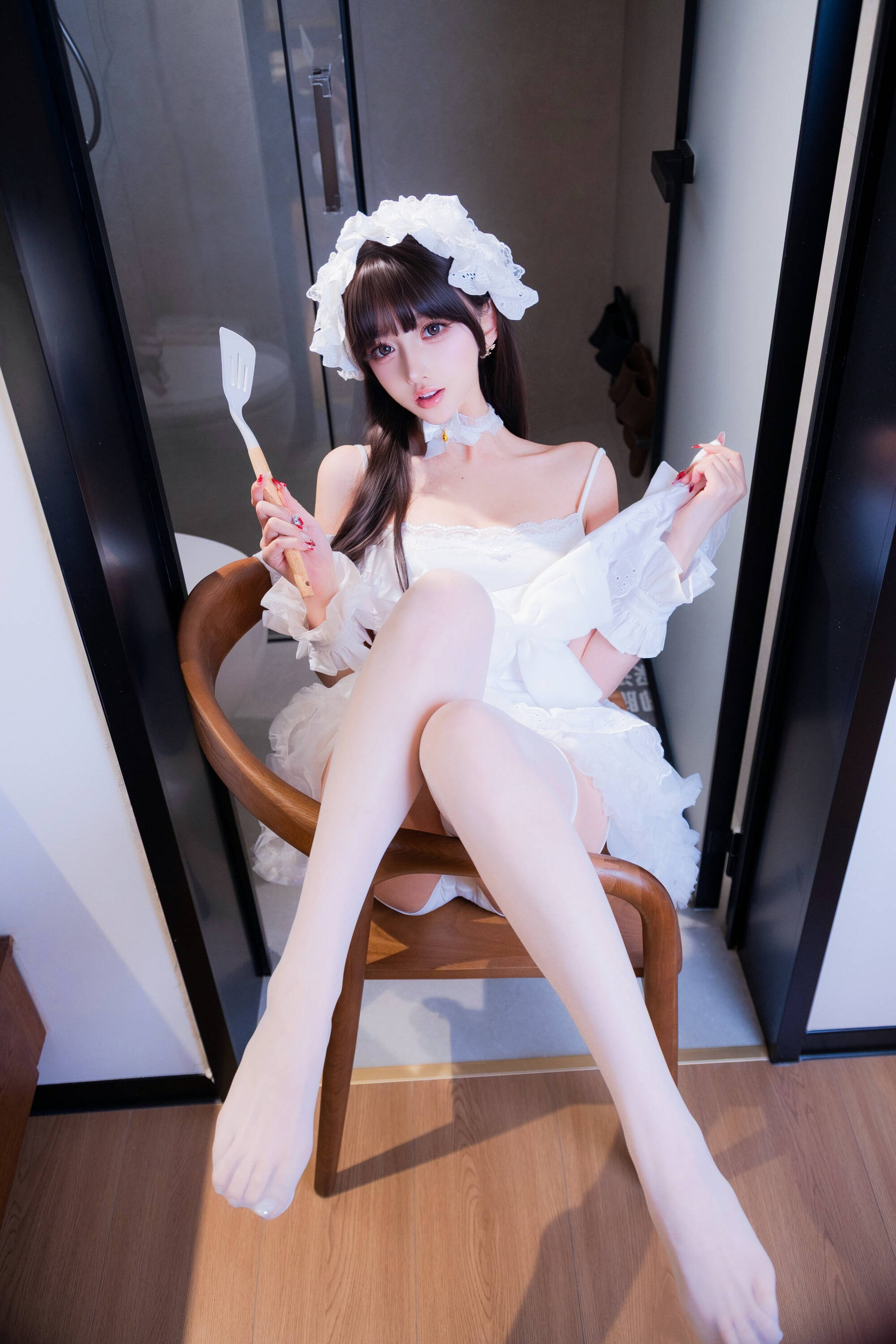 [COSPLAY]过期米线线喵 – 厨娘女仆