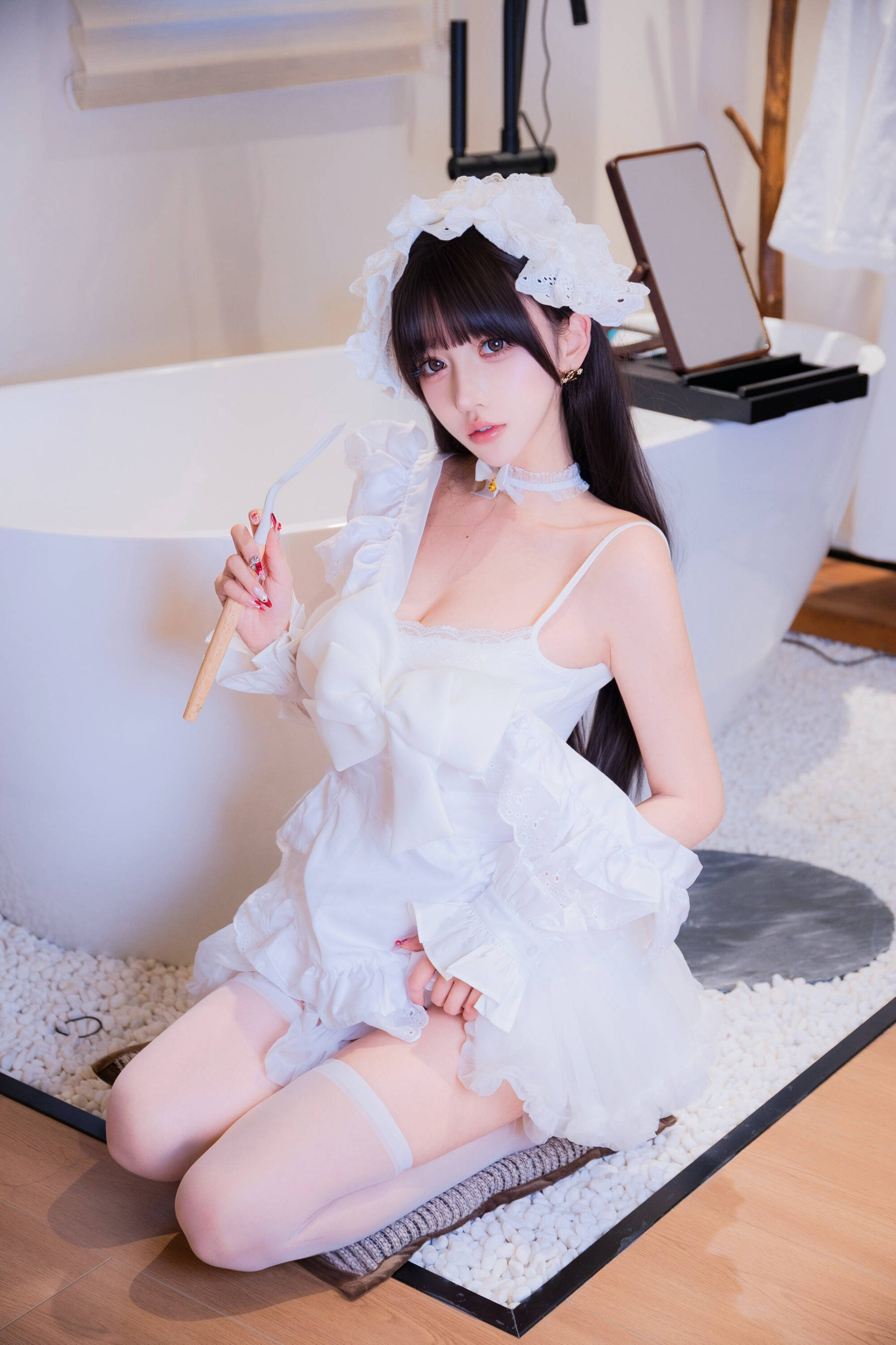 [COSPLAY]过期米线线喵 – 厨娘女仆