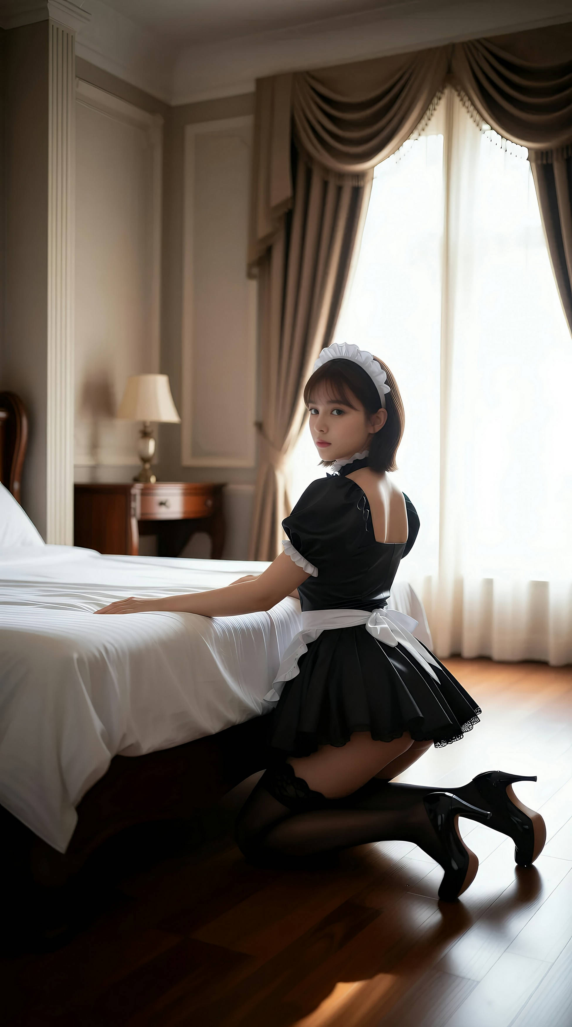[AiGirl] 小乔不乔 美丽女仆 [78P]