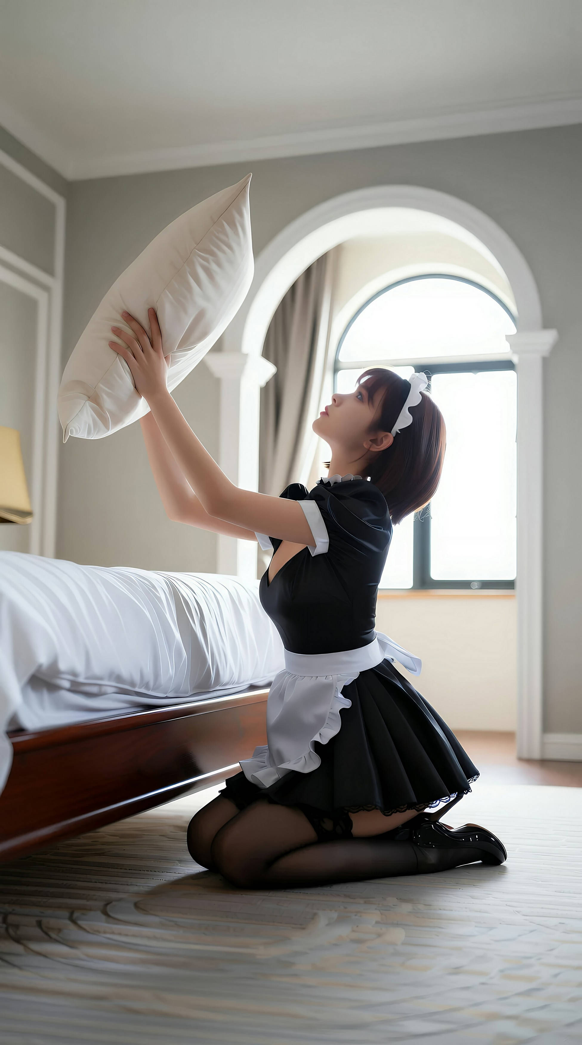 [AiGirl] 小乔不乔 美丽女仆 [78P]