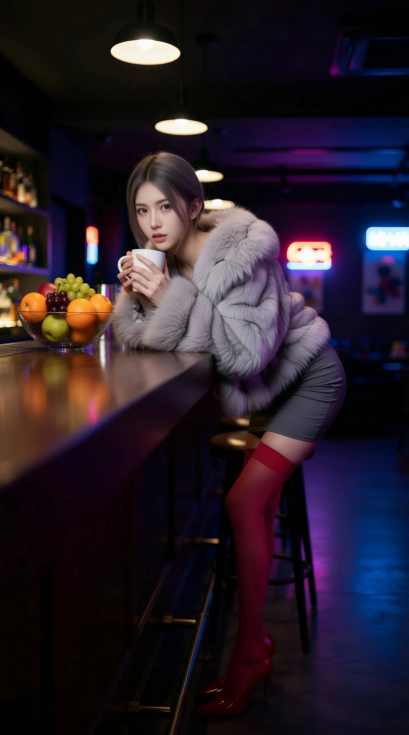 [AiGirl] 熙蕾学姐ruby 红色丝袜 [86P]