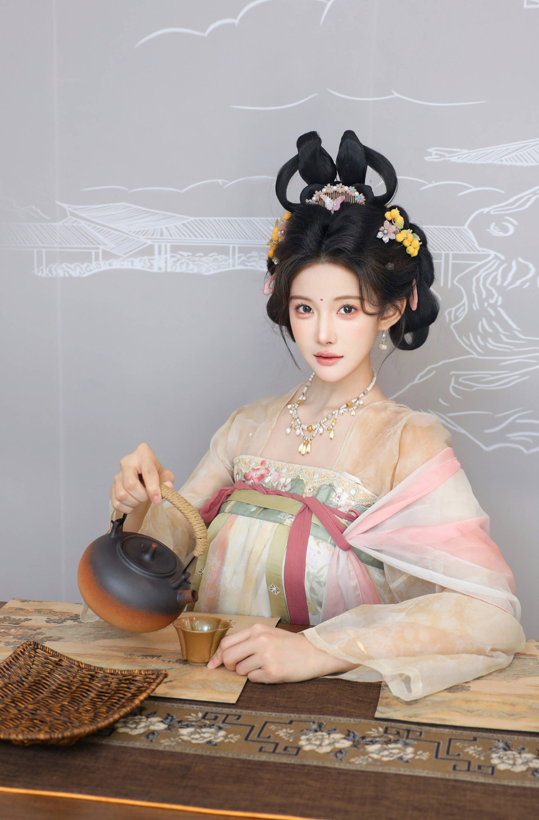[秀人内购] 梨霜儿 诱人私拍福利 梦回大唐