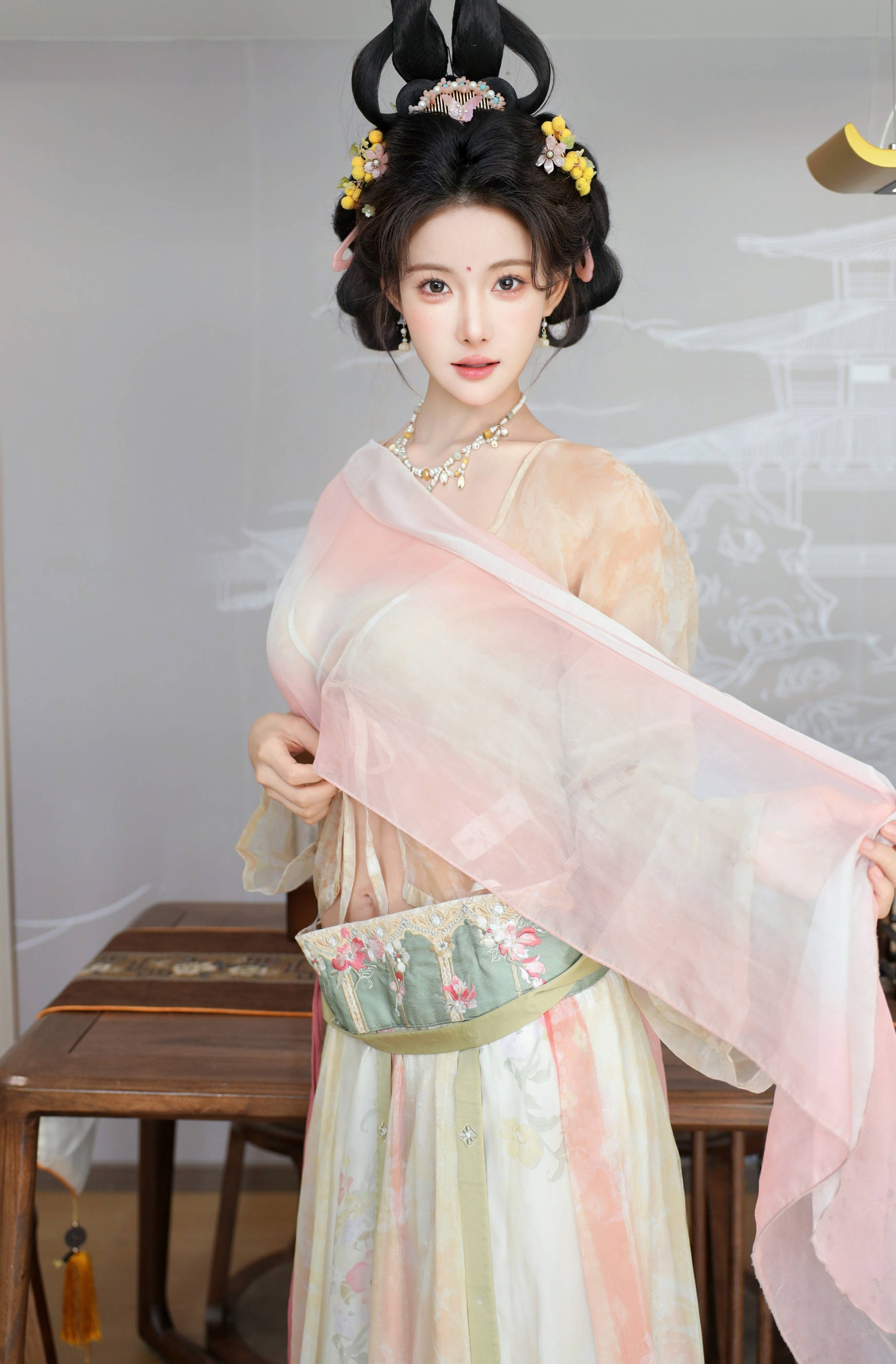 [秀人内购] 梨霜儿 诱人私拍福利 梦回大唐