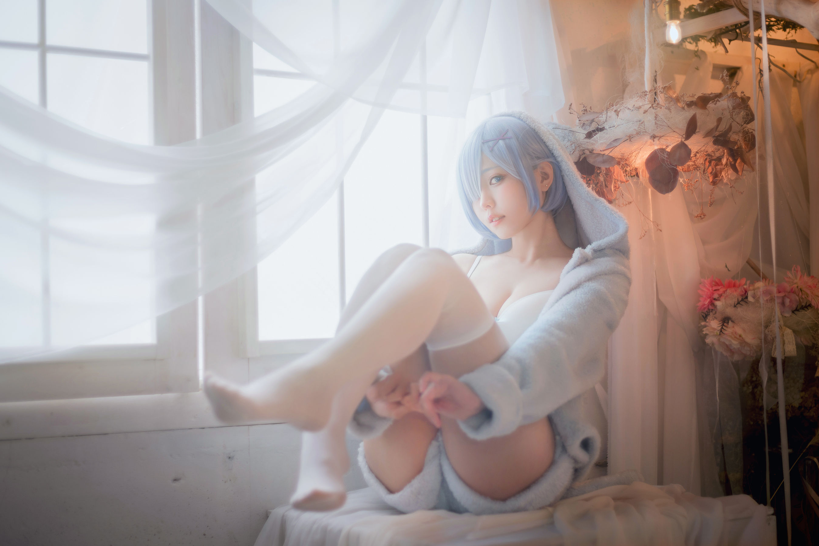 [COSPLAY] Ely_eee(ElyEE子) – Rem Pajamas