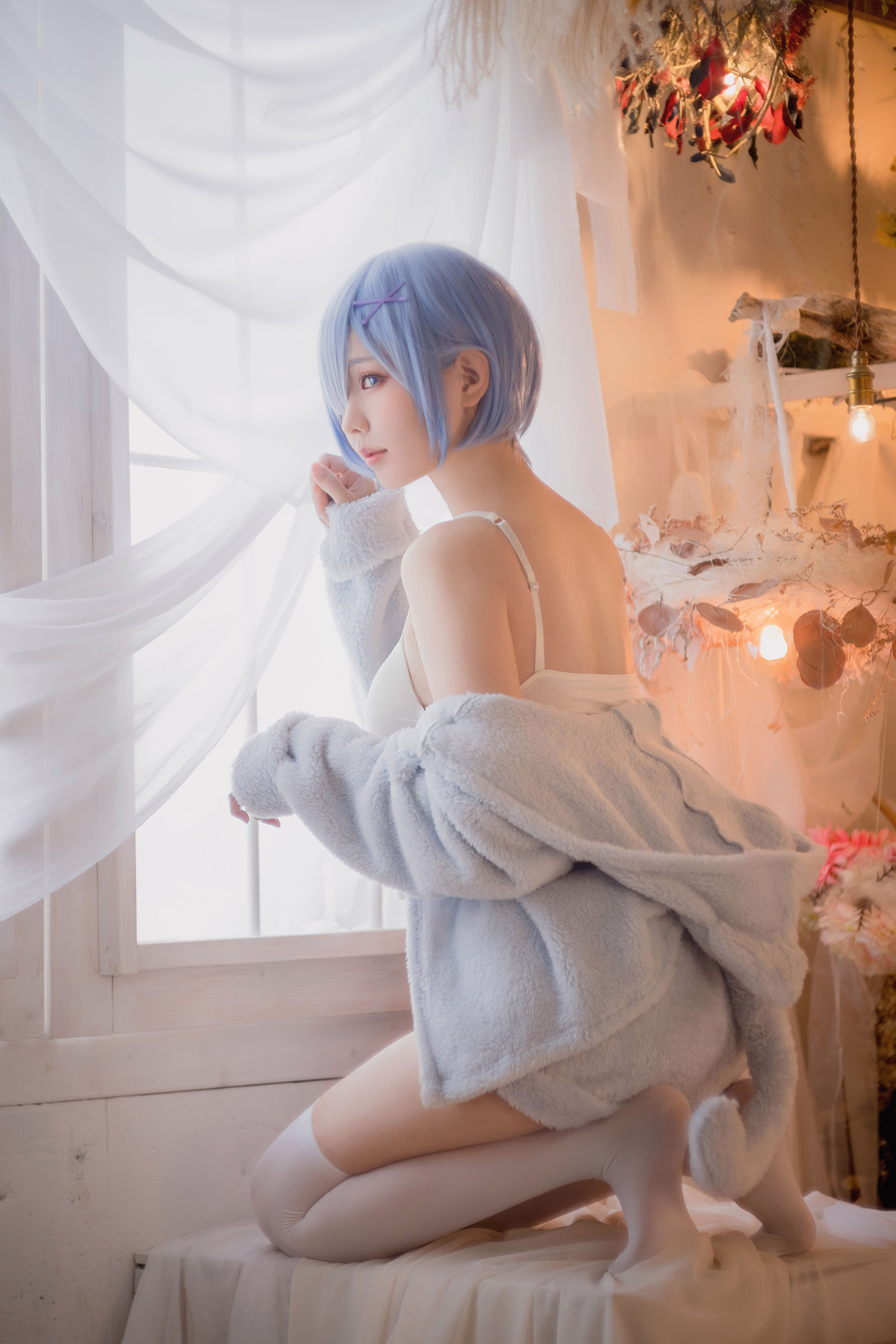 [COSPLAY] Ely_eee(ElyEE子) – Rem Pajamas