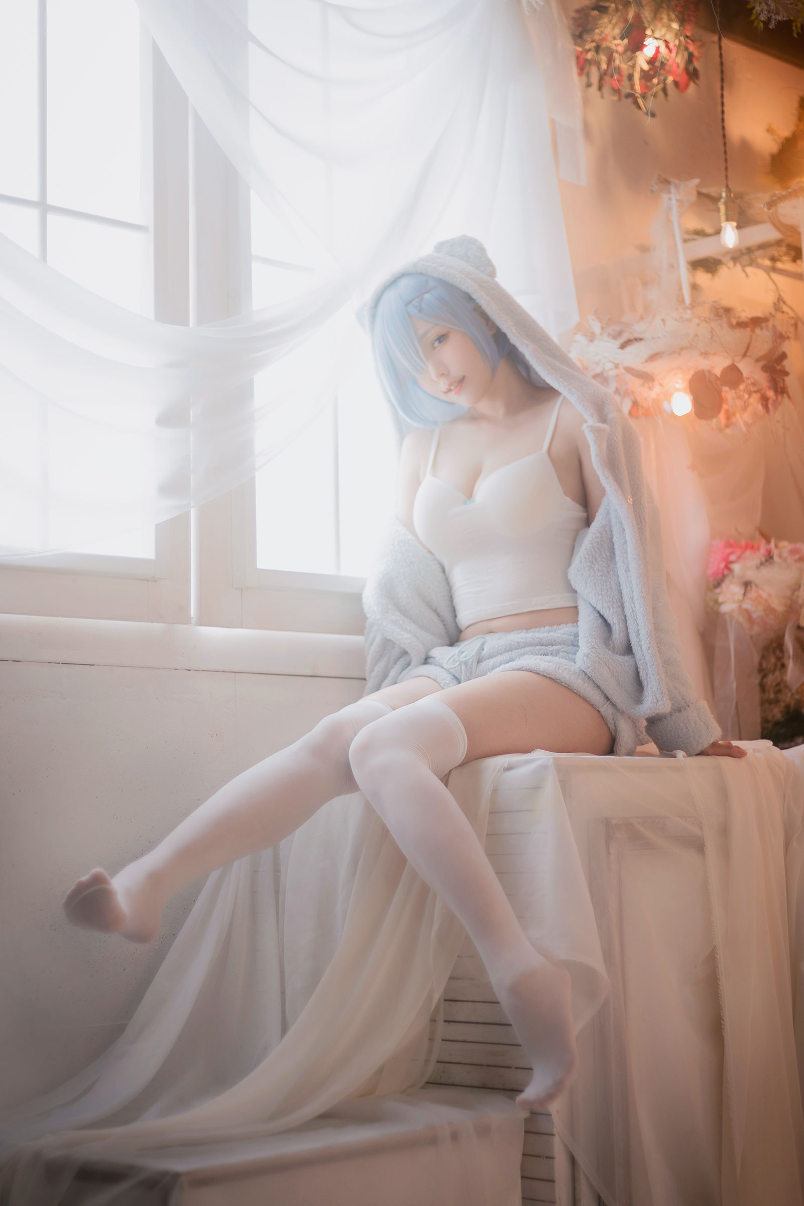 [COSPLAY] Ely_eee(ElyEE子) – Rem Pajamas