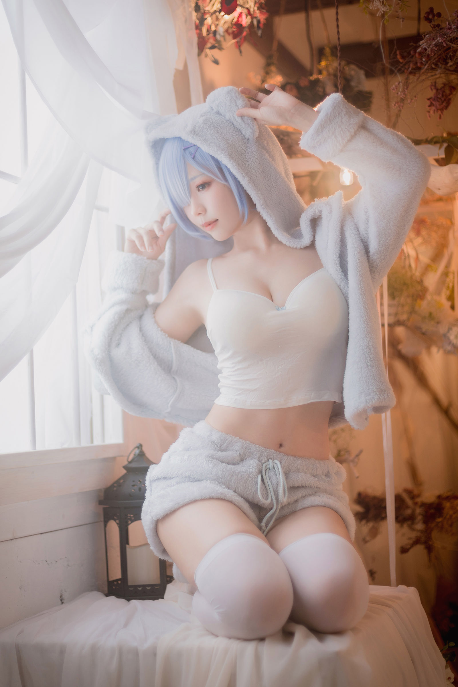 [COSPLAY] Ely_eee(ElyEE子) – Rem Pajamas
