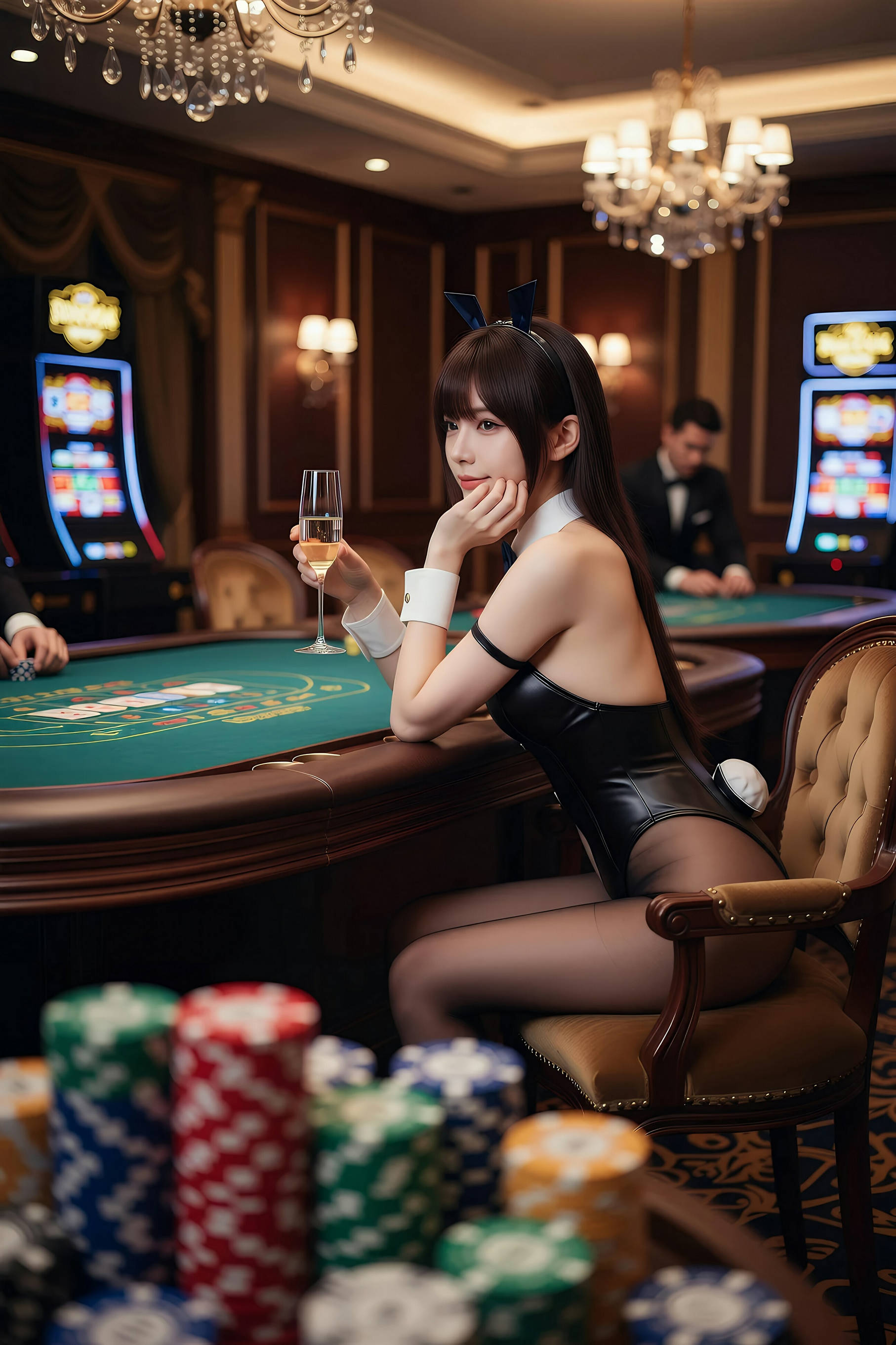 [AiGirl] 茗梓 黑丝兔 [81P]