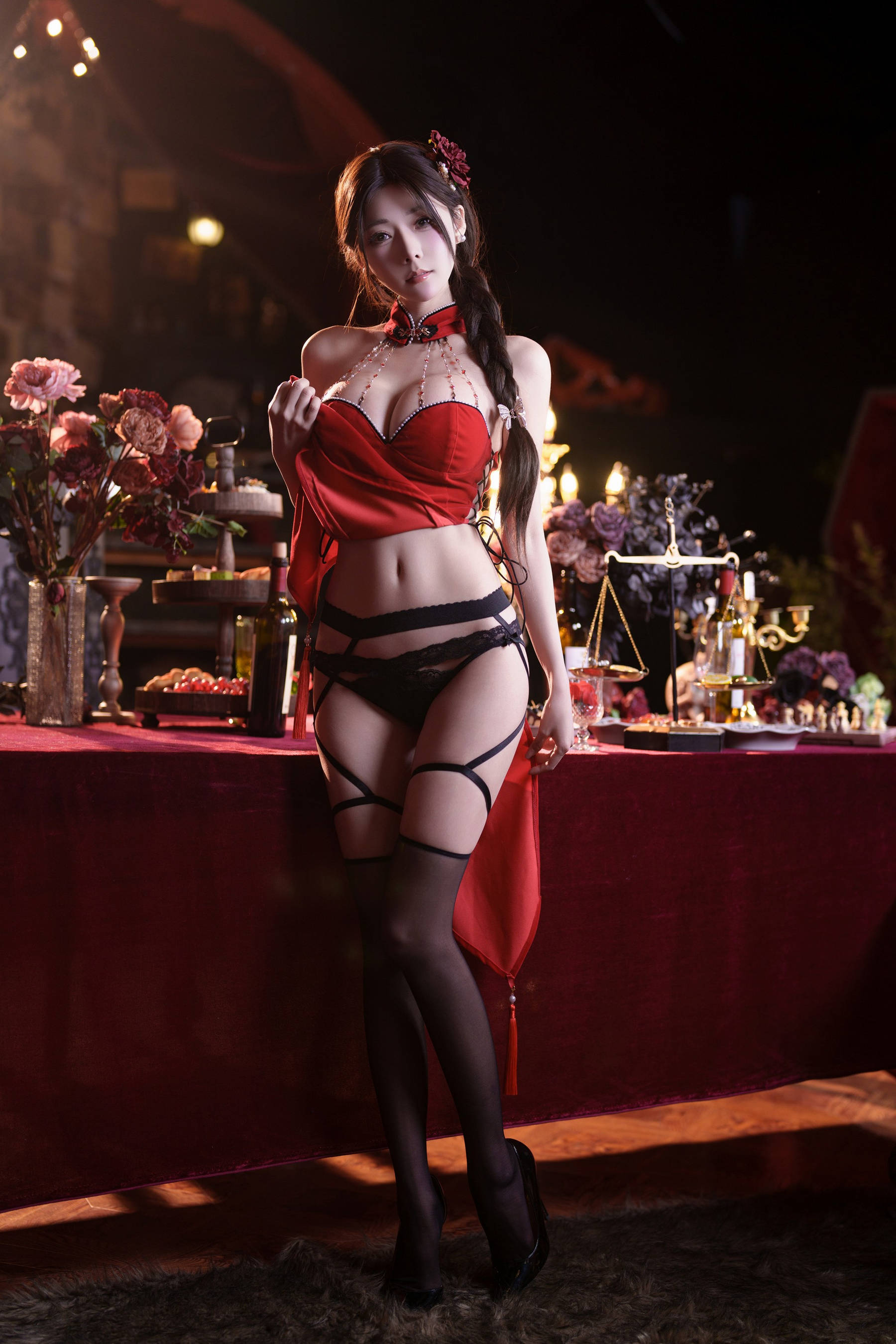 [COSPLAY]香草喵露露 – 春节